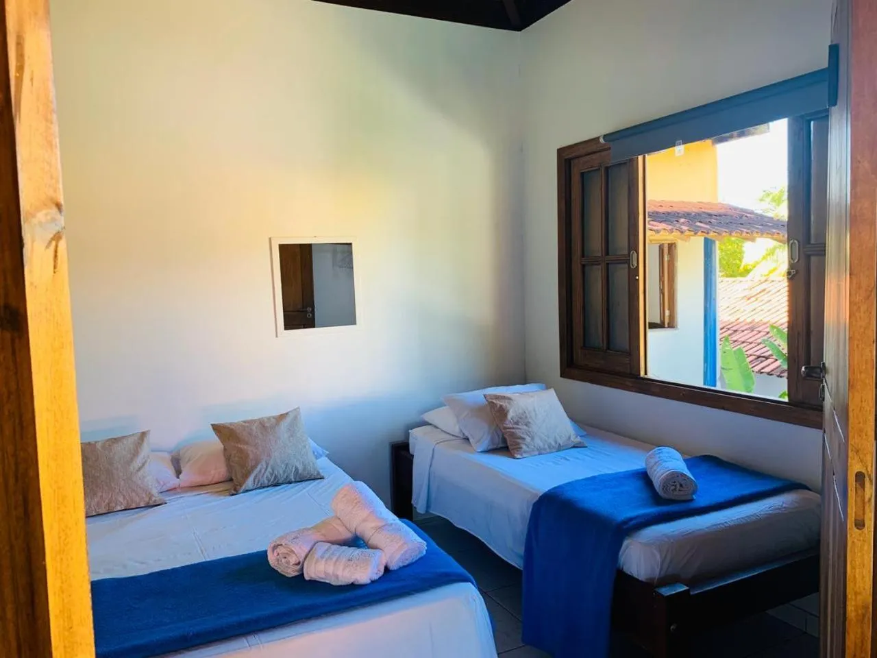 Bed in Pousada Perola da Barra