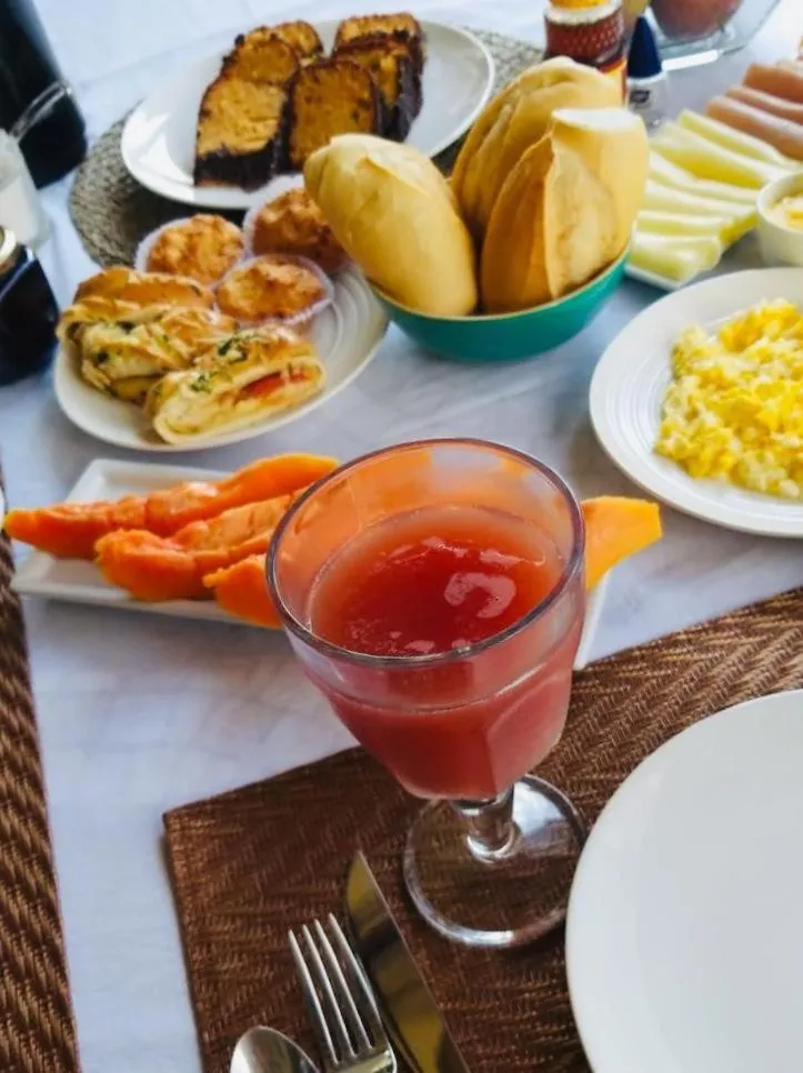 Food and drinks in Pousada Perola da Barra