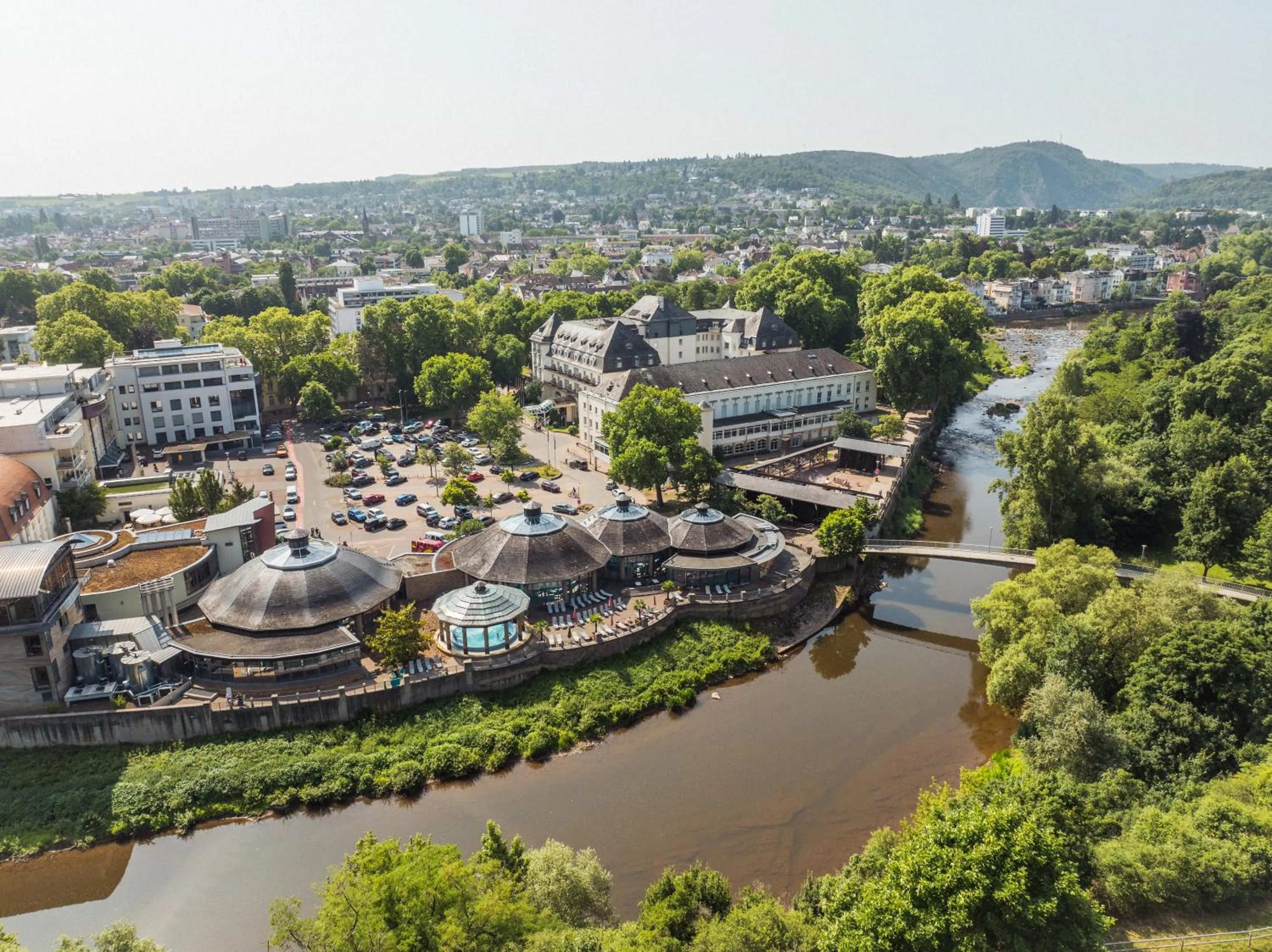 Hot Spring Bath in Parkhotel Kurhaus