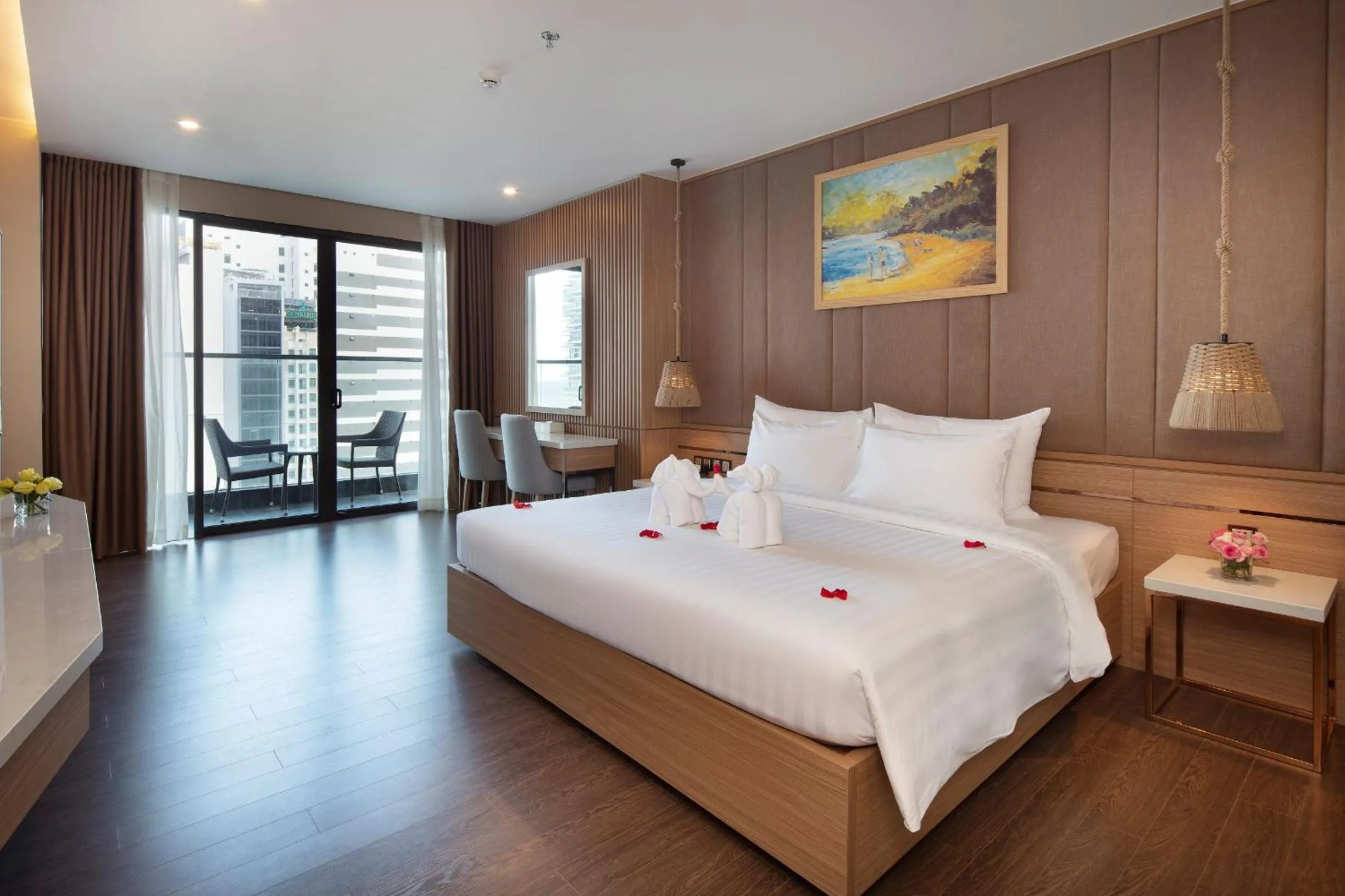 Bed in Virgo Hotel Nha Trang