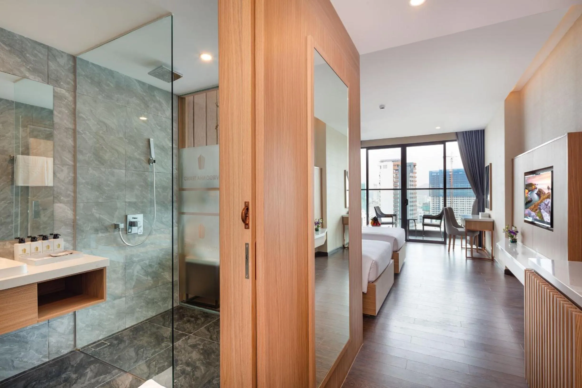 Toilet, Bed in Virgo Hotel Nha Trang