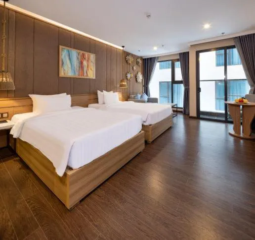 Bed in Virgo Hotel Nha Trang