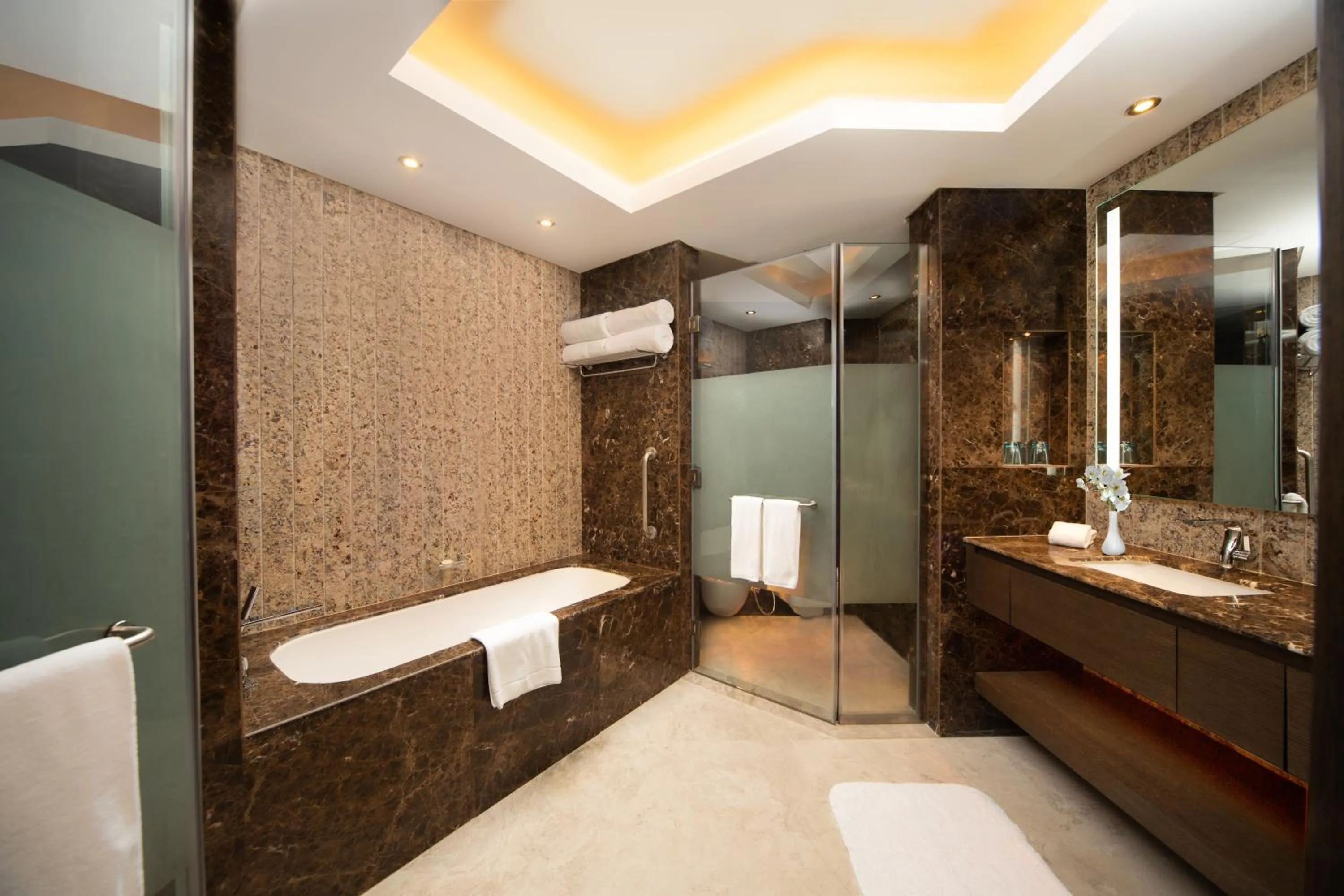 Bathroom in dusitD2 Salwa Doha