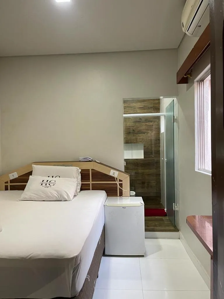 Bed in Hotel Carrão