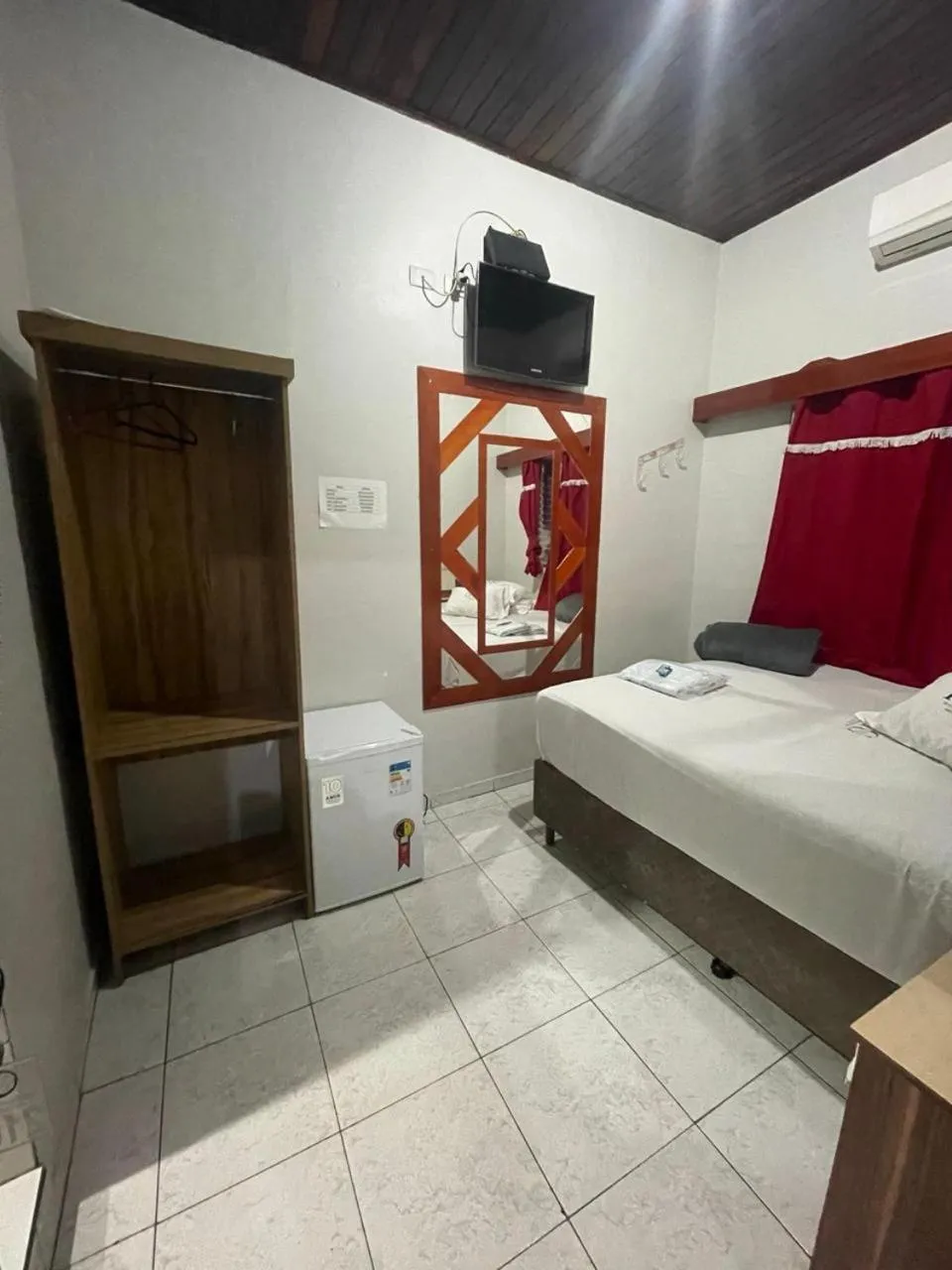 Bed in Hotel Carrão