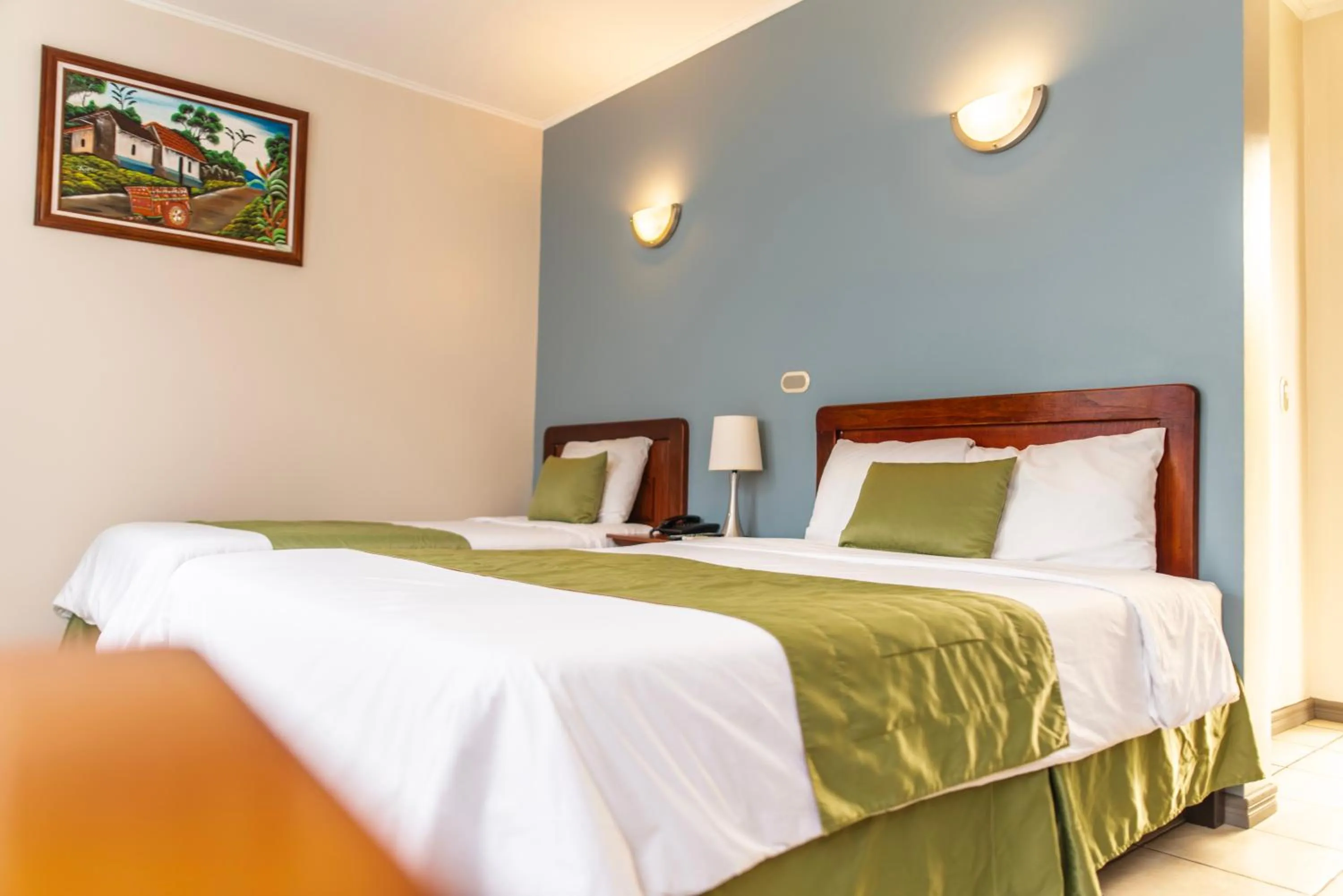 Decorative detail, Bed in Hotel y Restaurante El Guarco