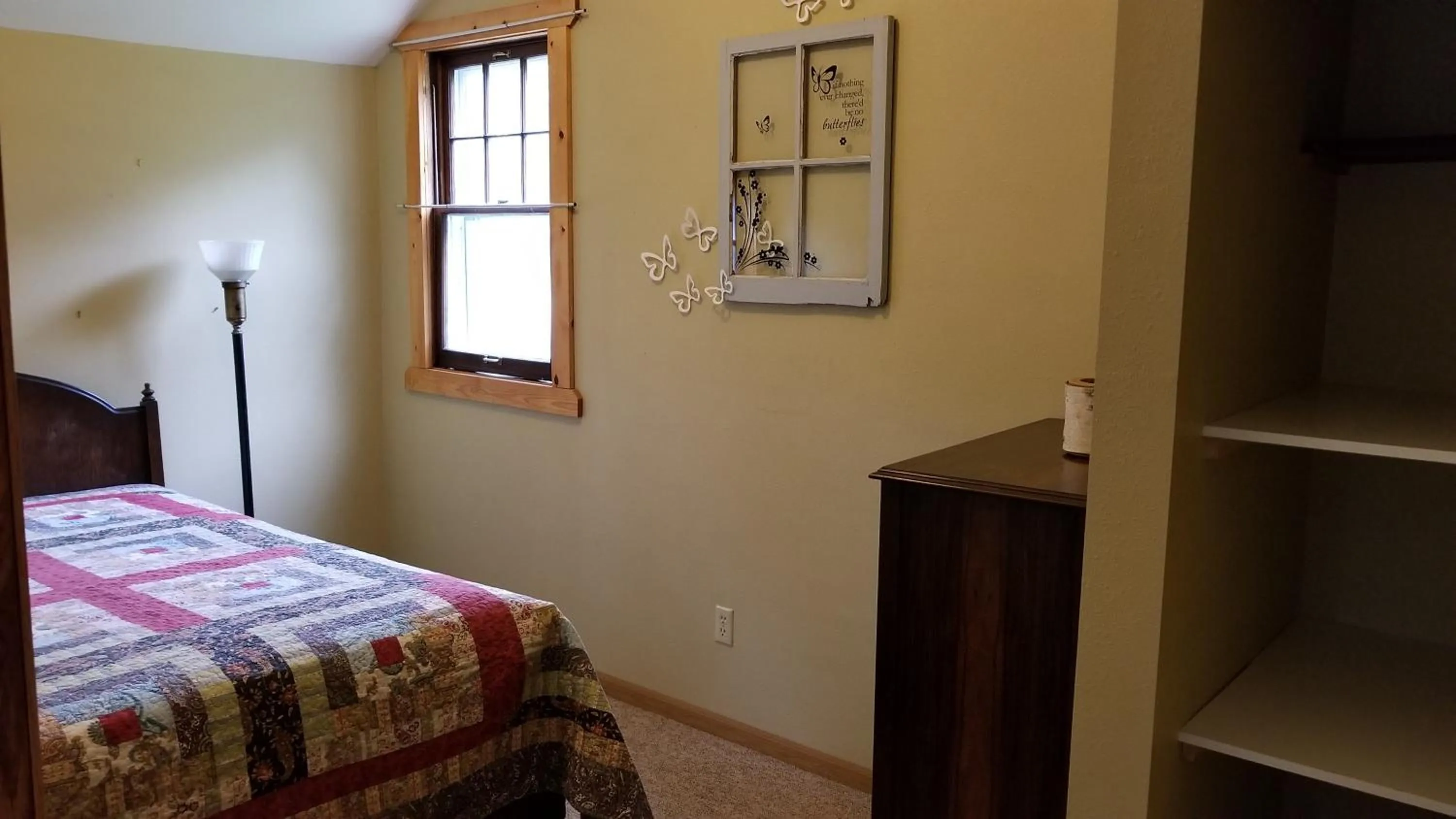 Bed in Riverside Resort