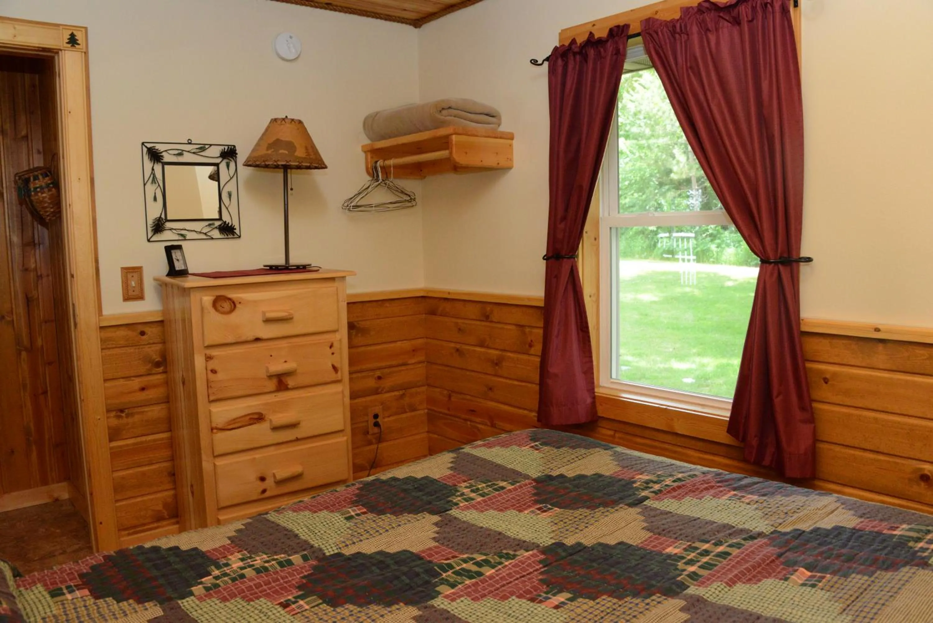 Bed in Riverside Resort