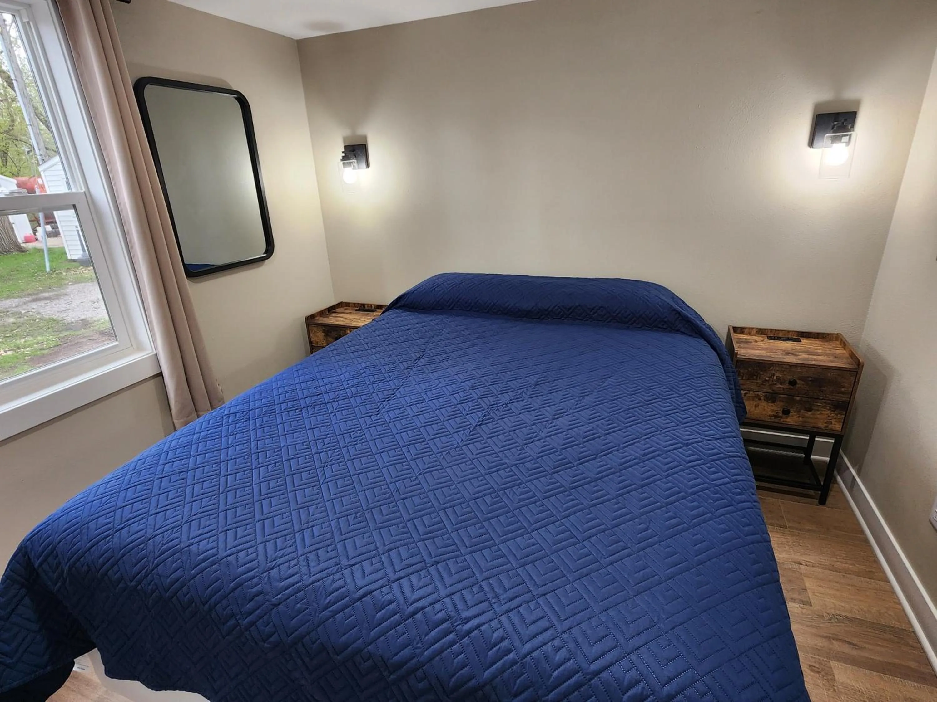 Bed in Riverside Resort