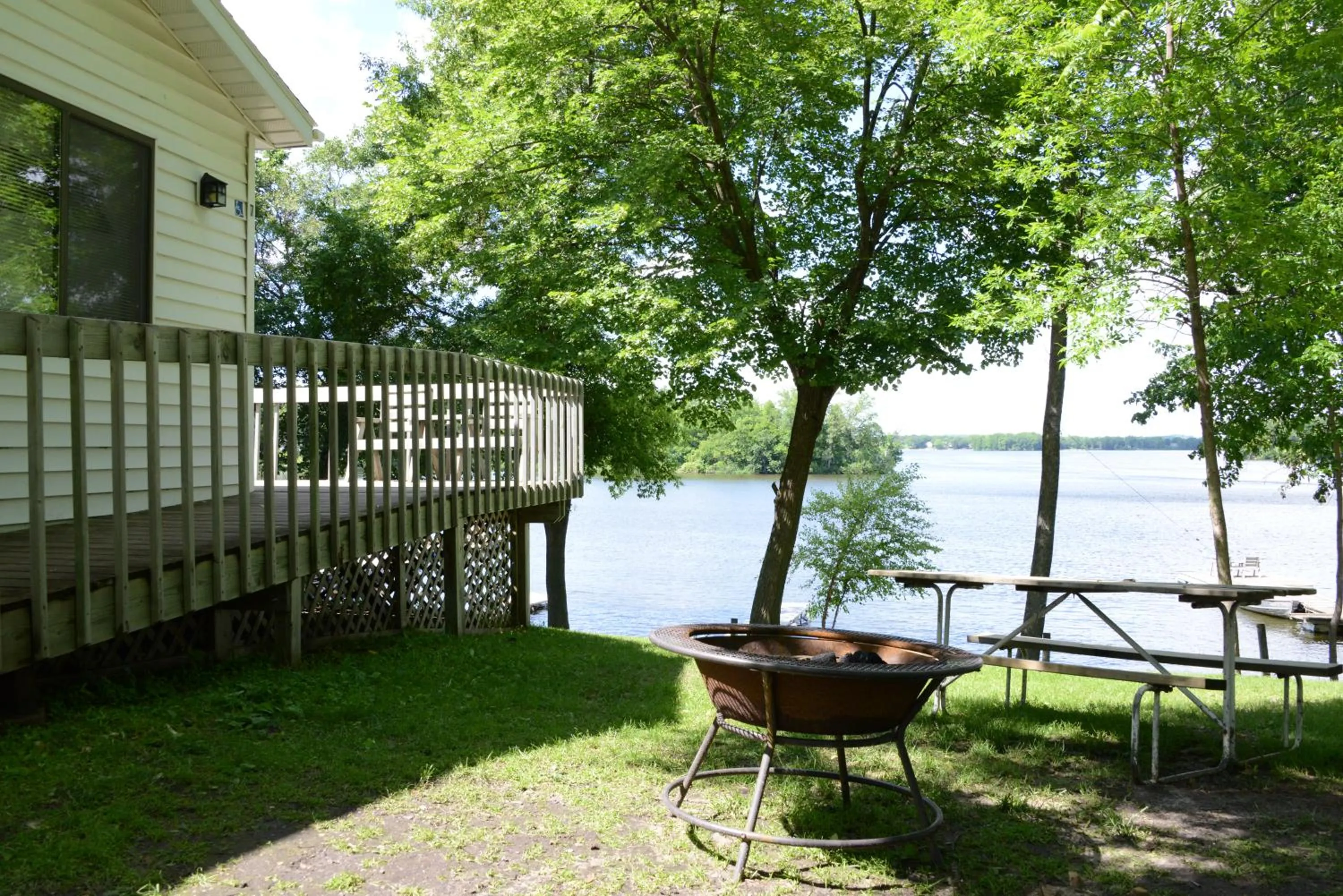 Patio in Riverside Resort