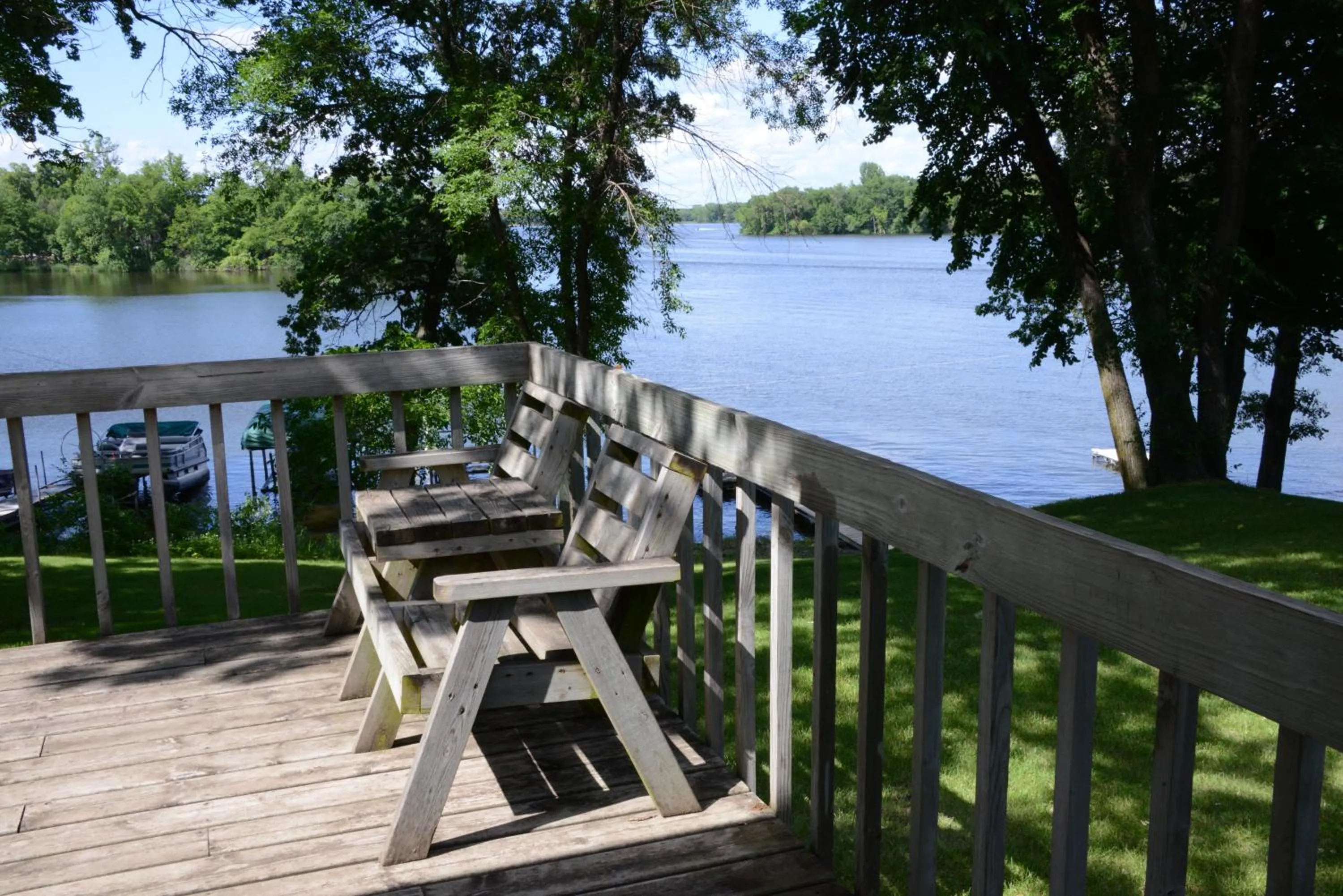 Patio in Riverside Resort