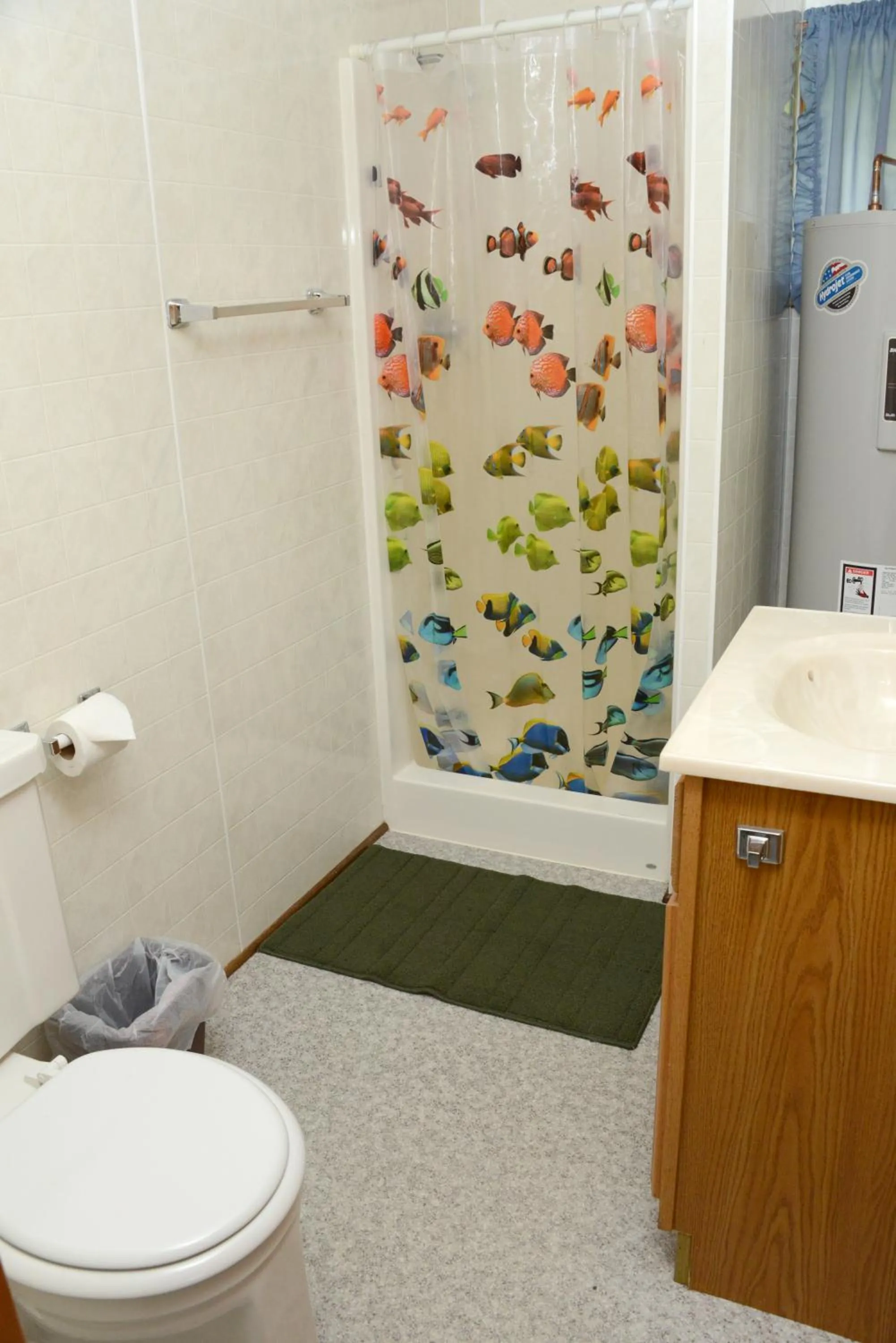 Shower in Riverside Resort