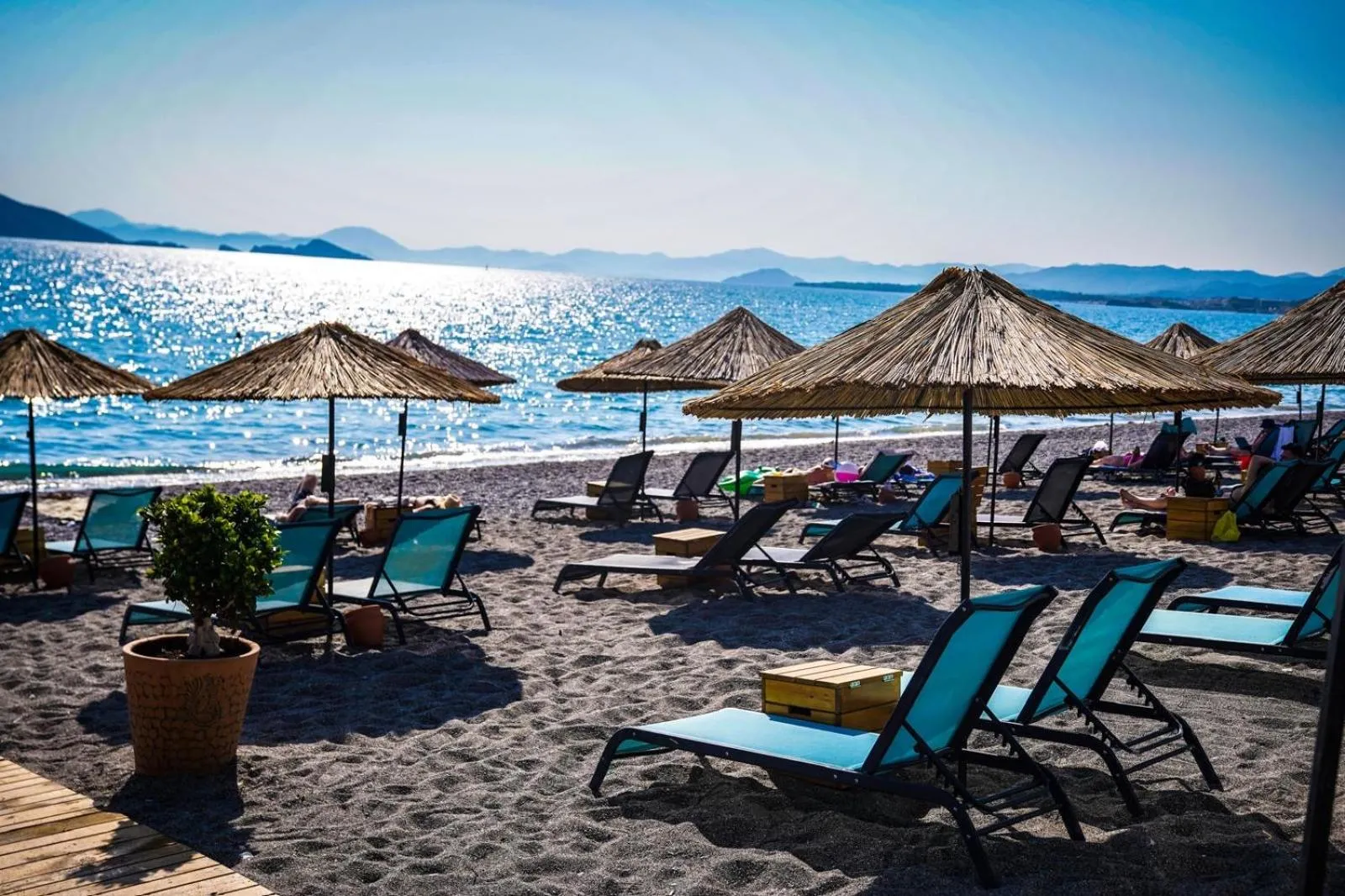 Beach in Uras Beach Hotel