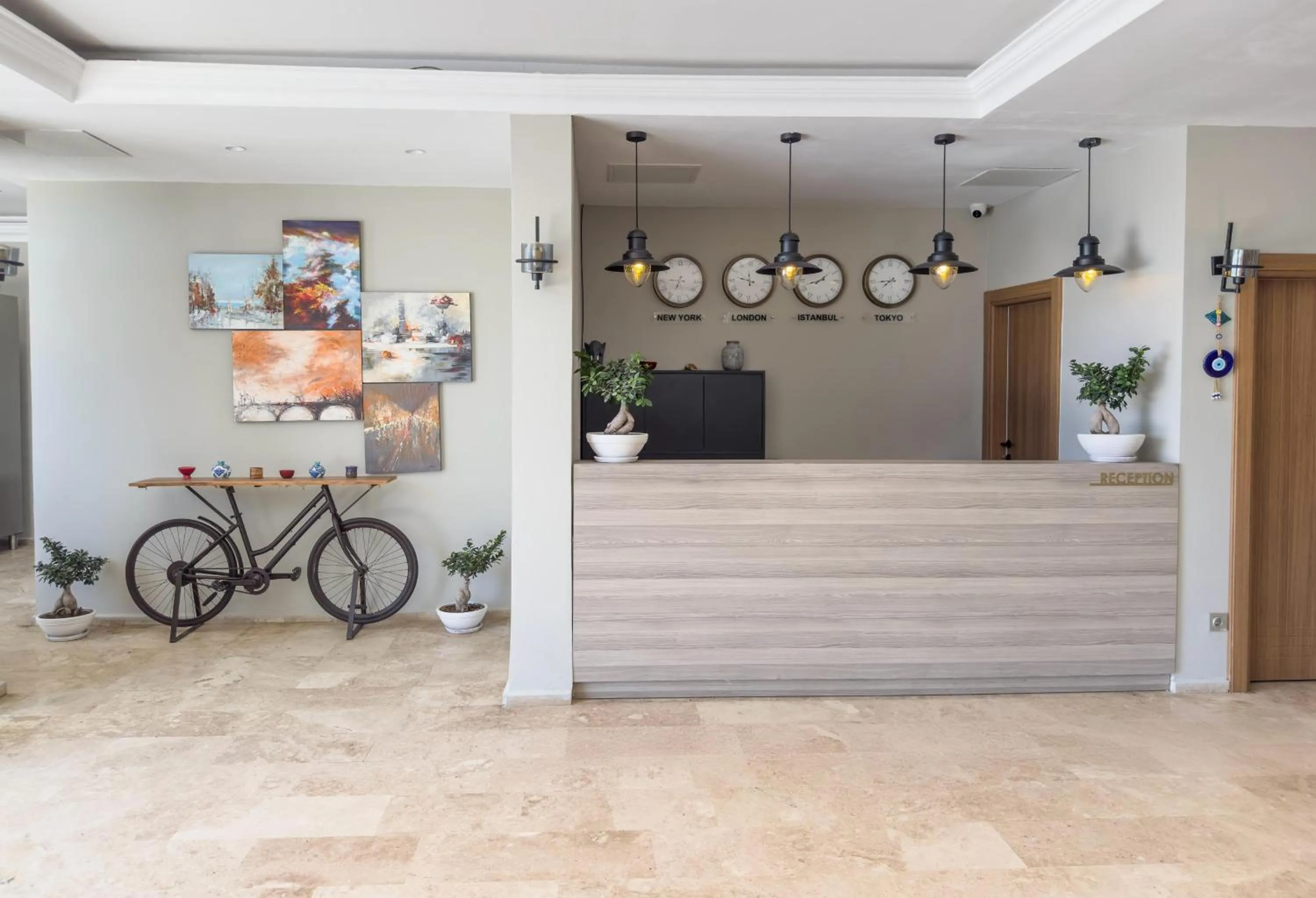 Lobby or reception in Uras Beach Hotel