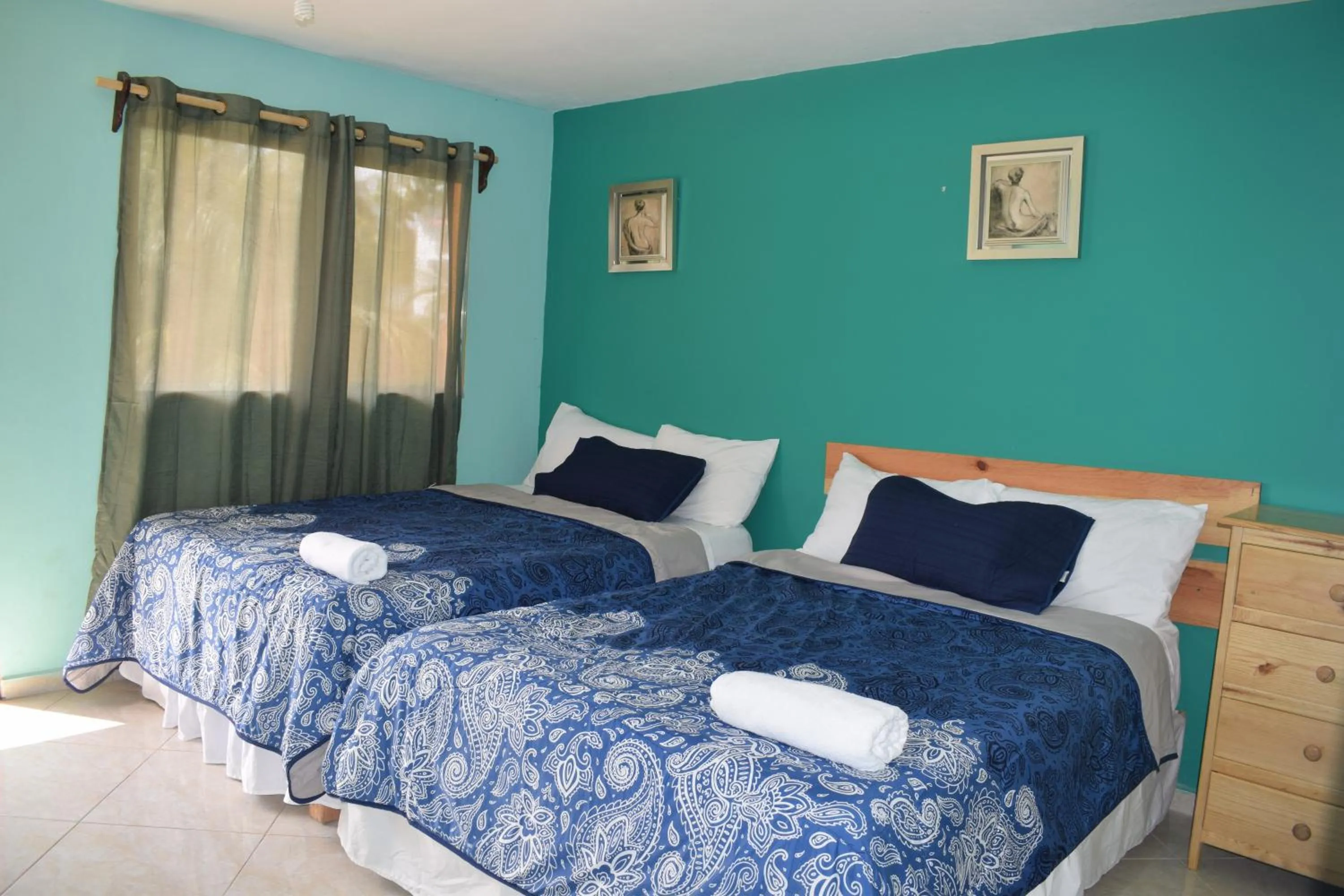 Bed in Mansion Giahn Bed & Breakfast