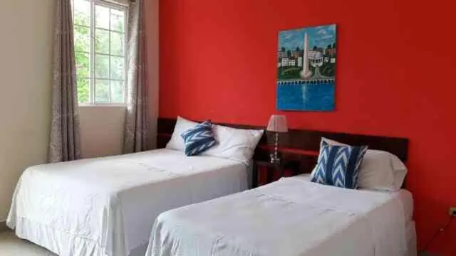 Bed in Mansion Giahn Bed & Breakfast