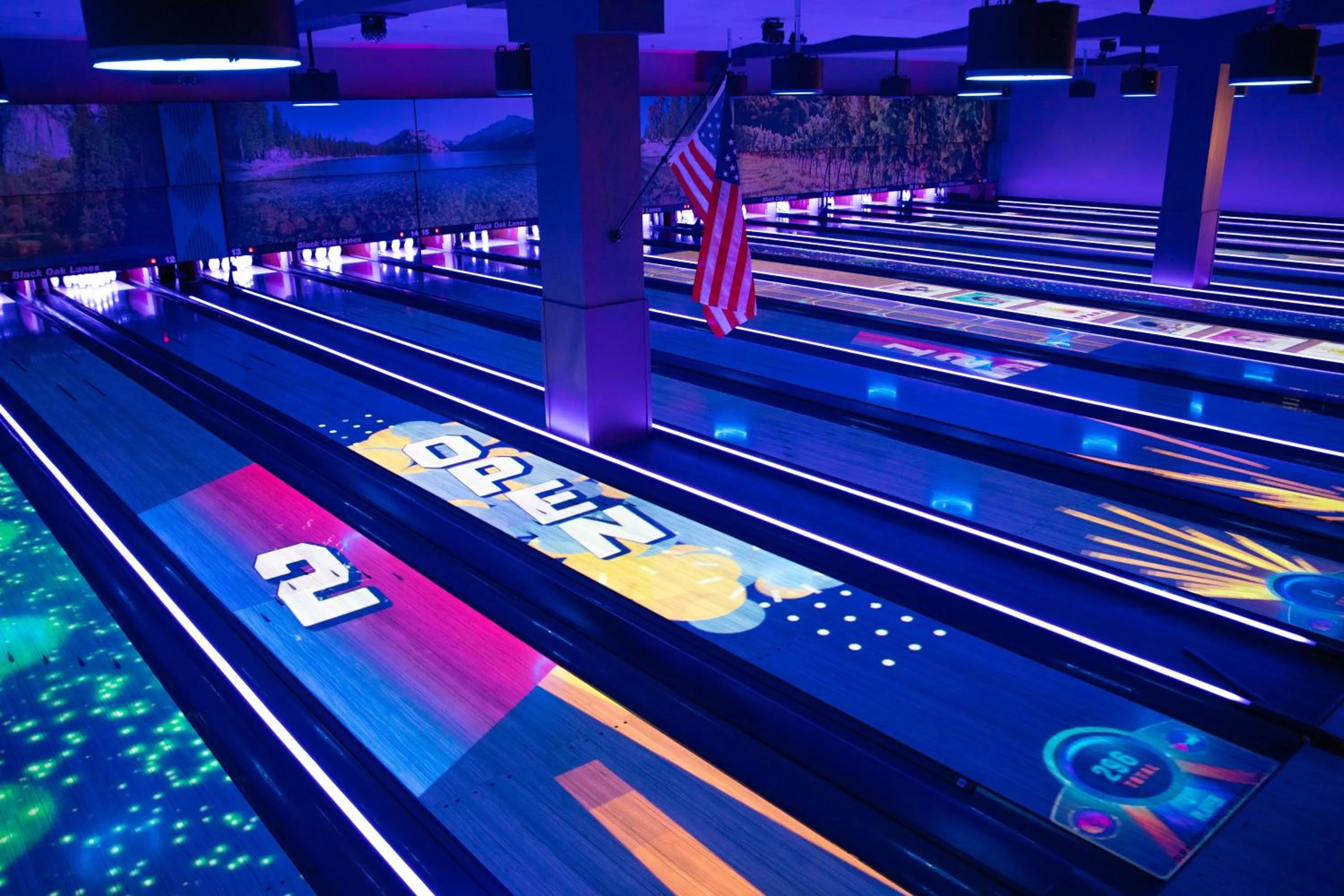 Bowling in The Hotel at Black Oak Casino Resort