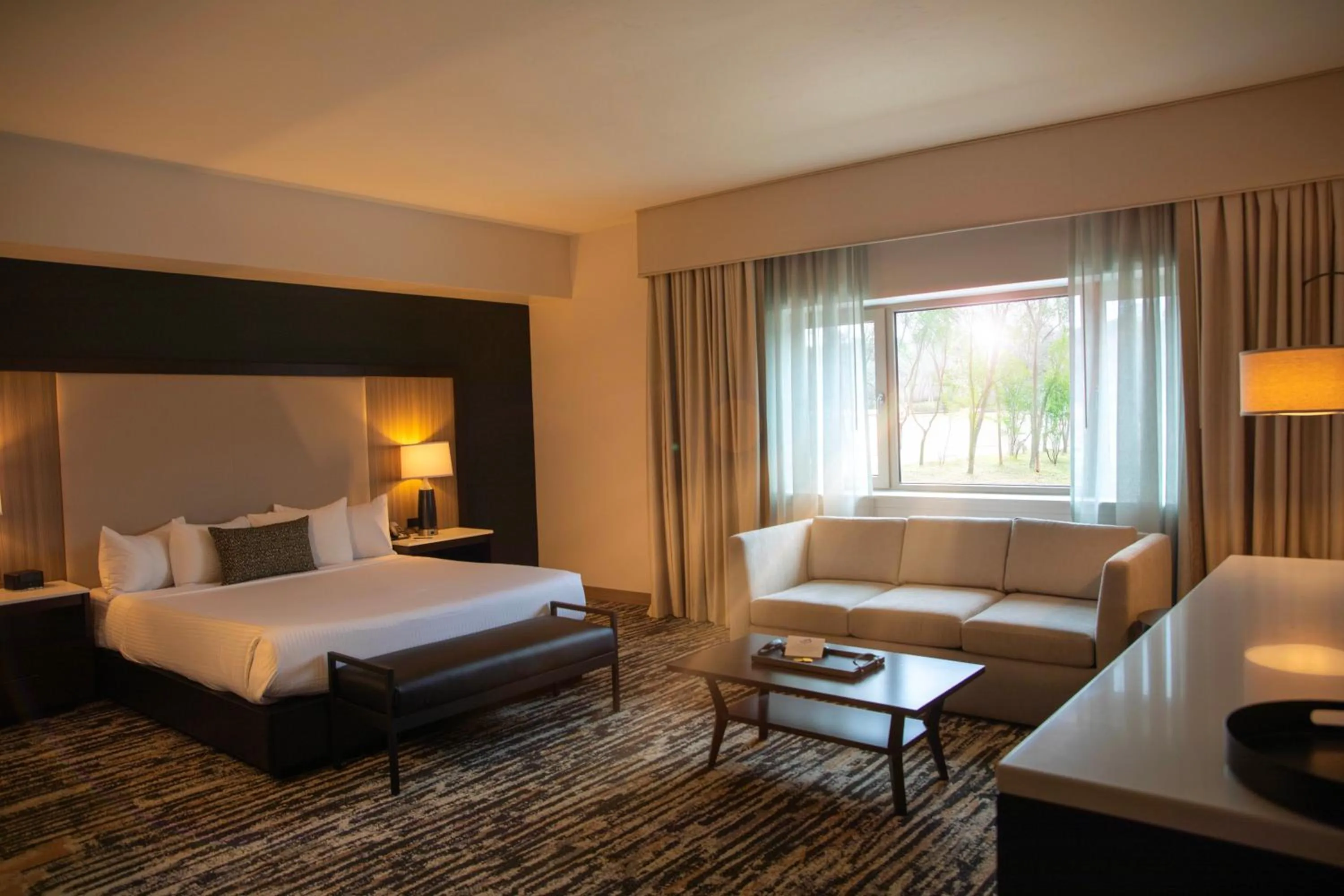 Property building, Bed in The Hotel at Black Oak Casino Resort