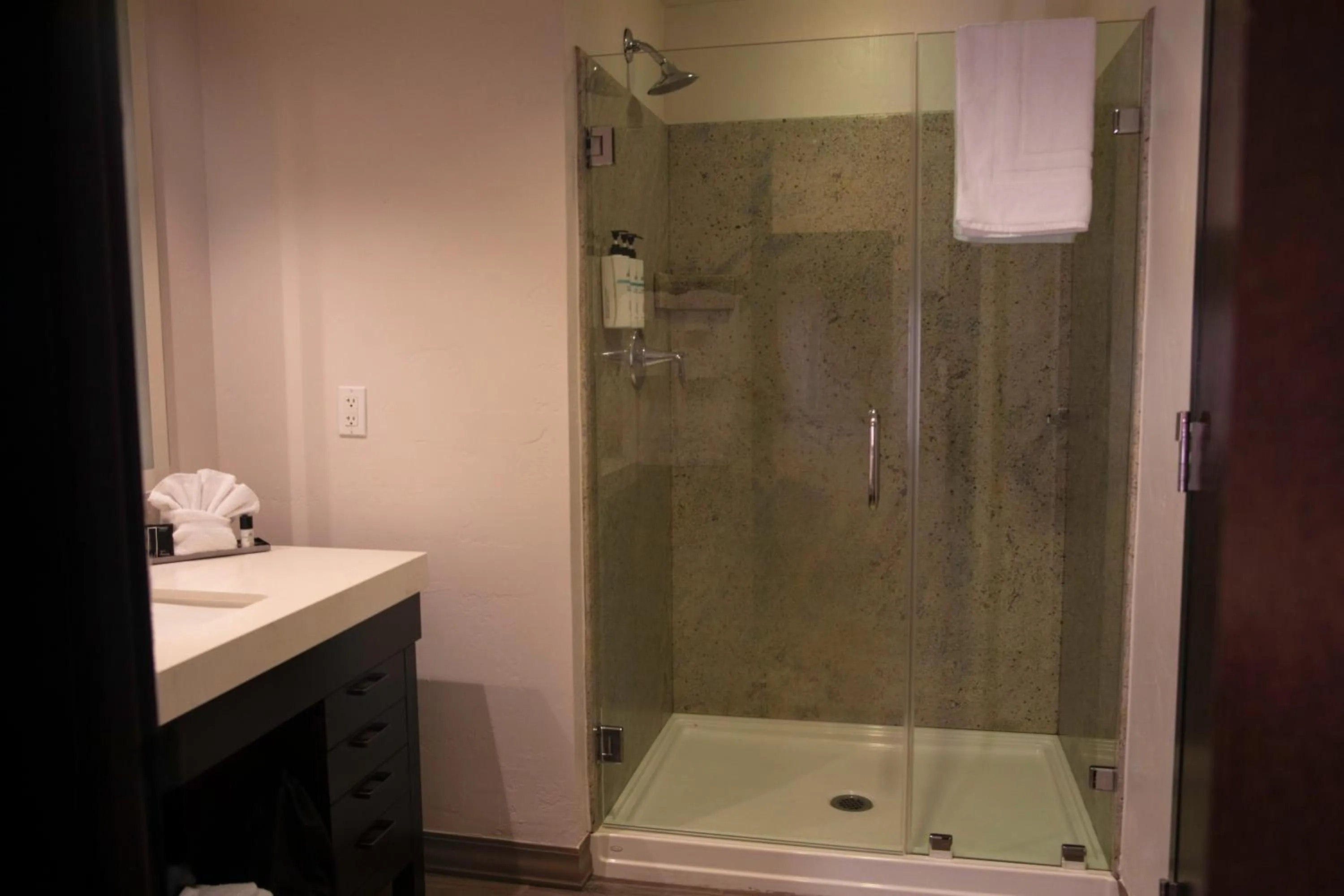 Shower in The Hotel at Black Oak Casino Resort