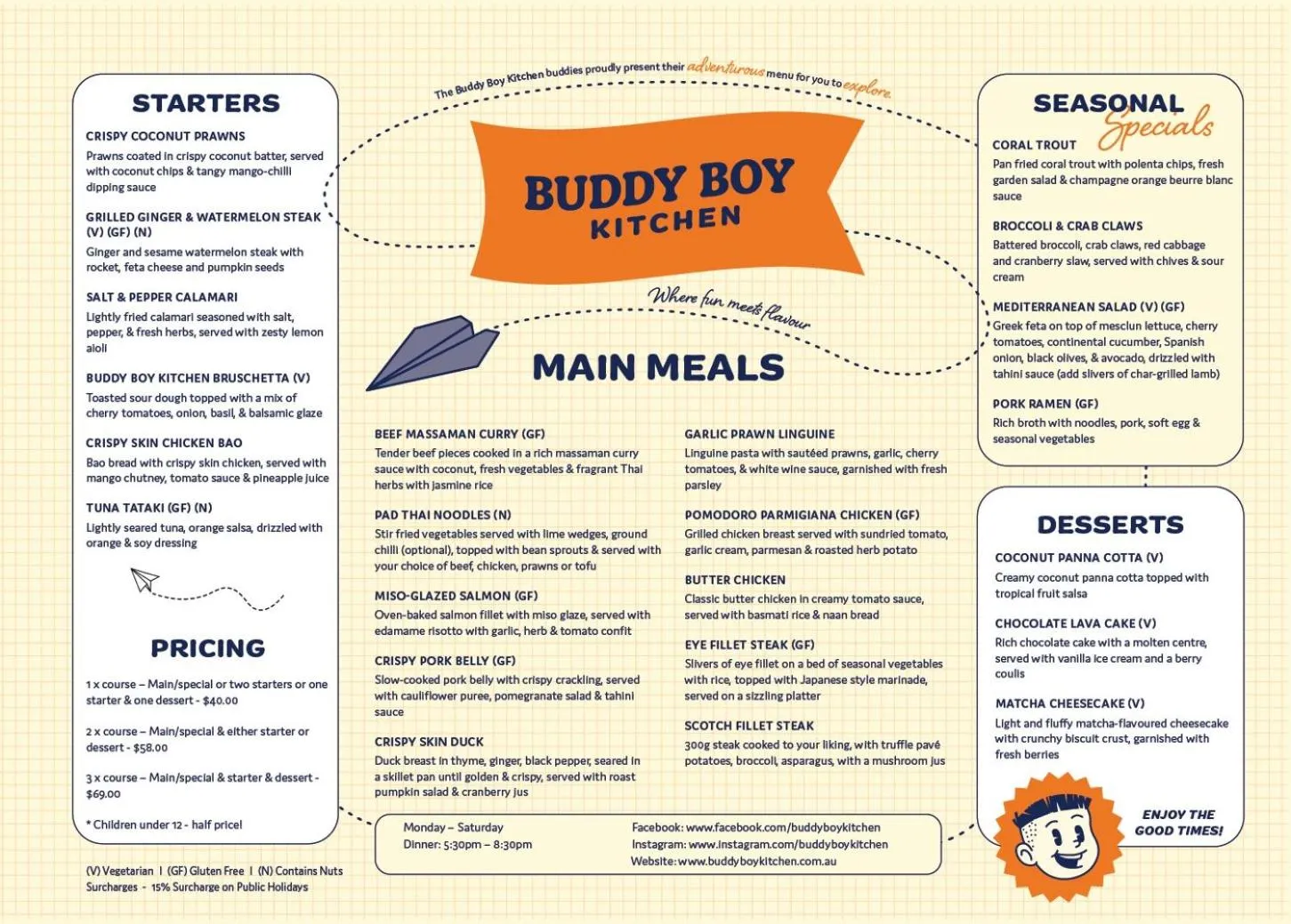 Restaurant/places to eat in Sugar Country Motor Inn