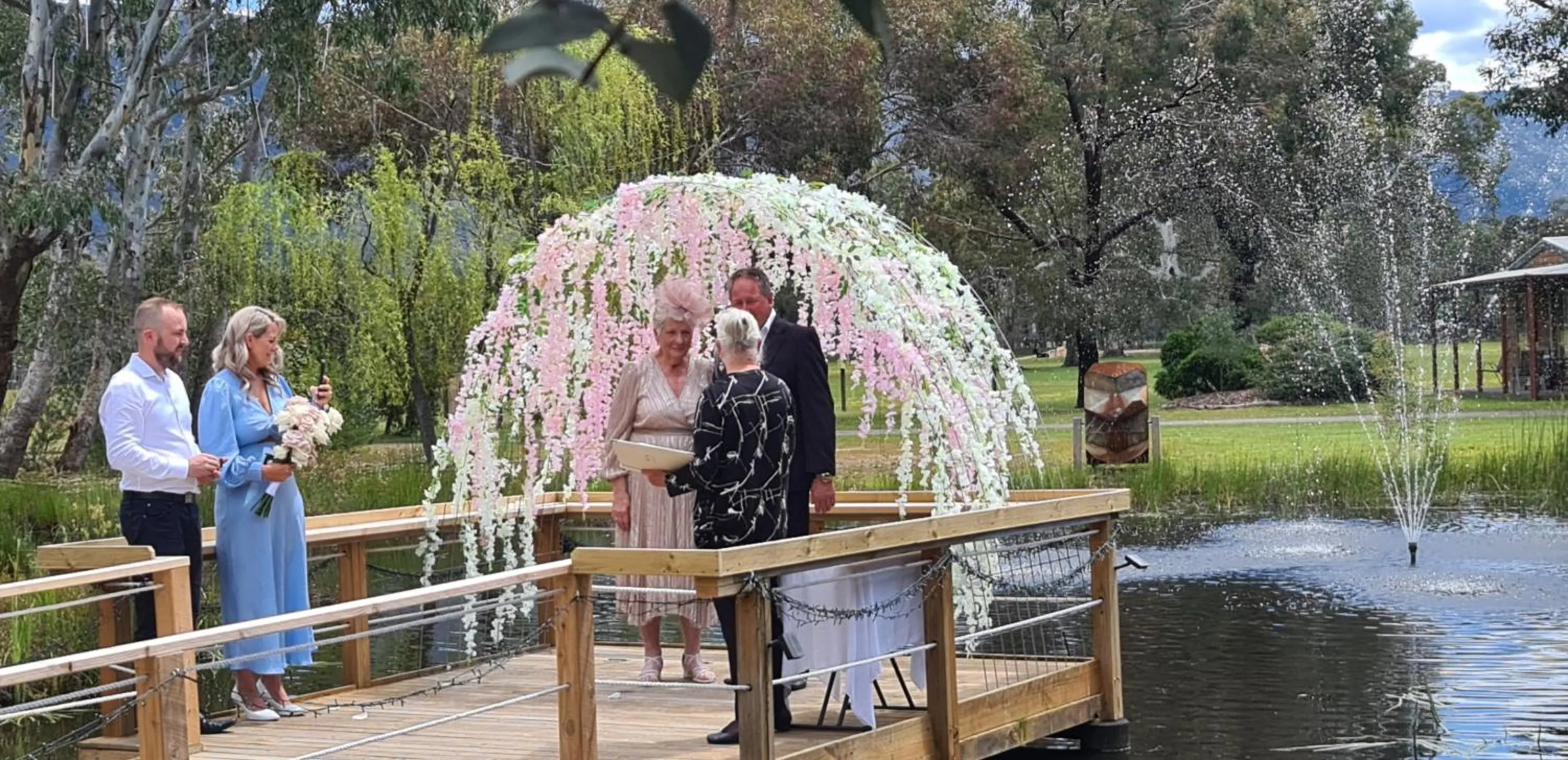 Lake view in Halls Haven Holiday Units