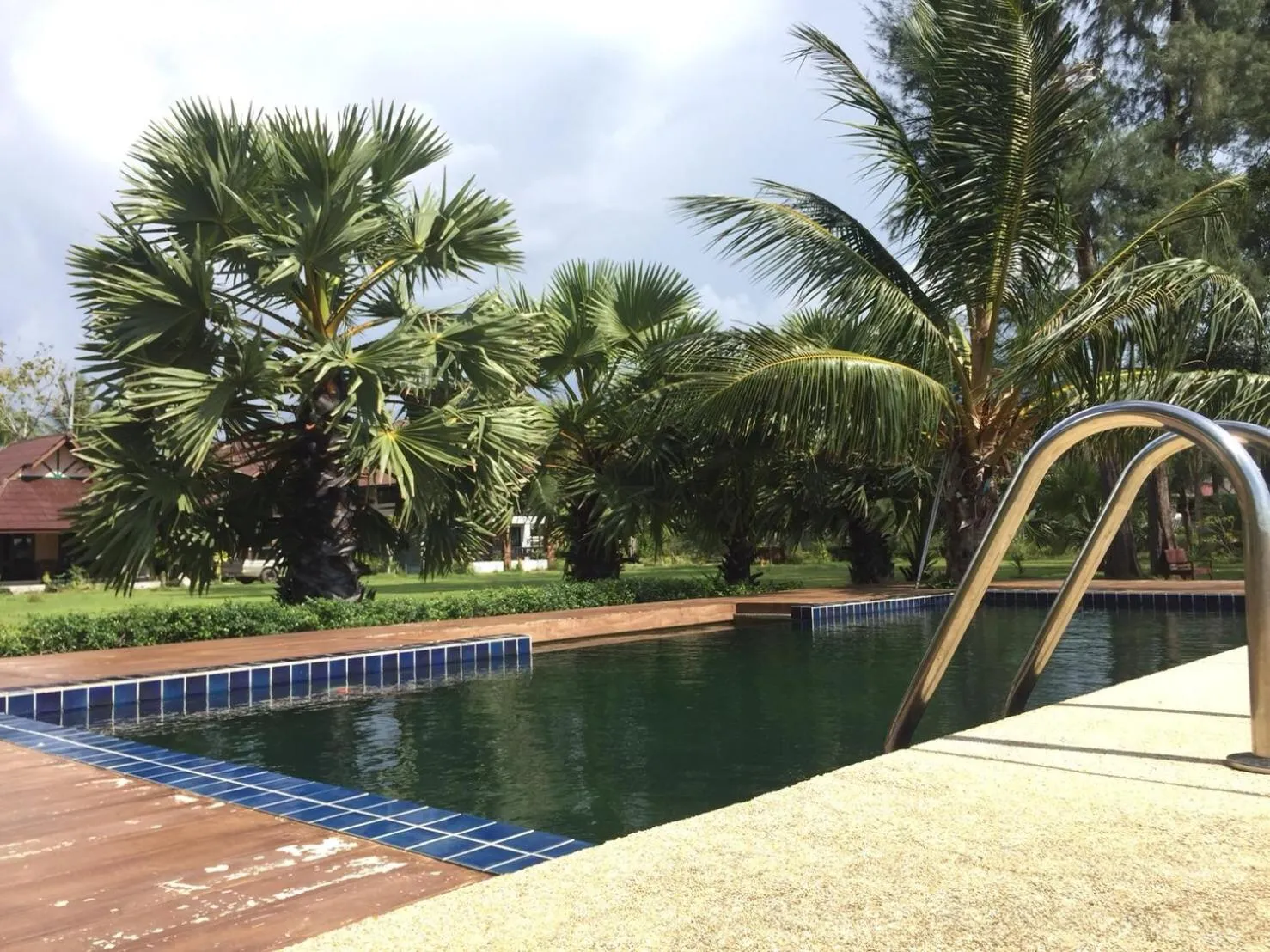 Pool view in The Chevalley Beach Resort