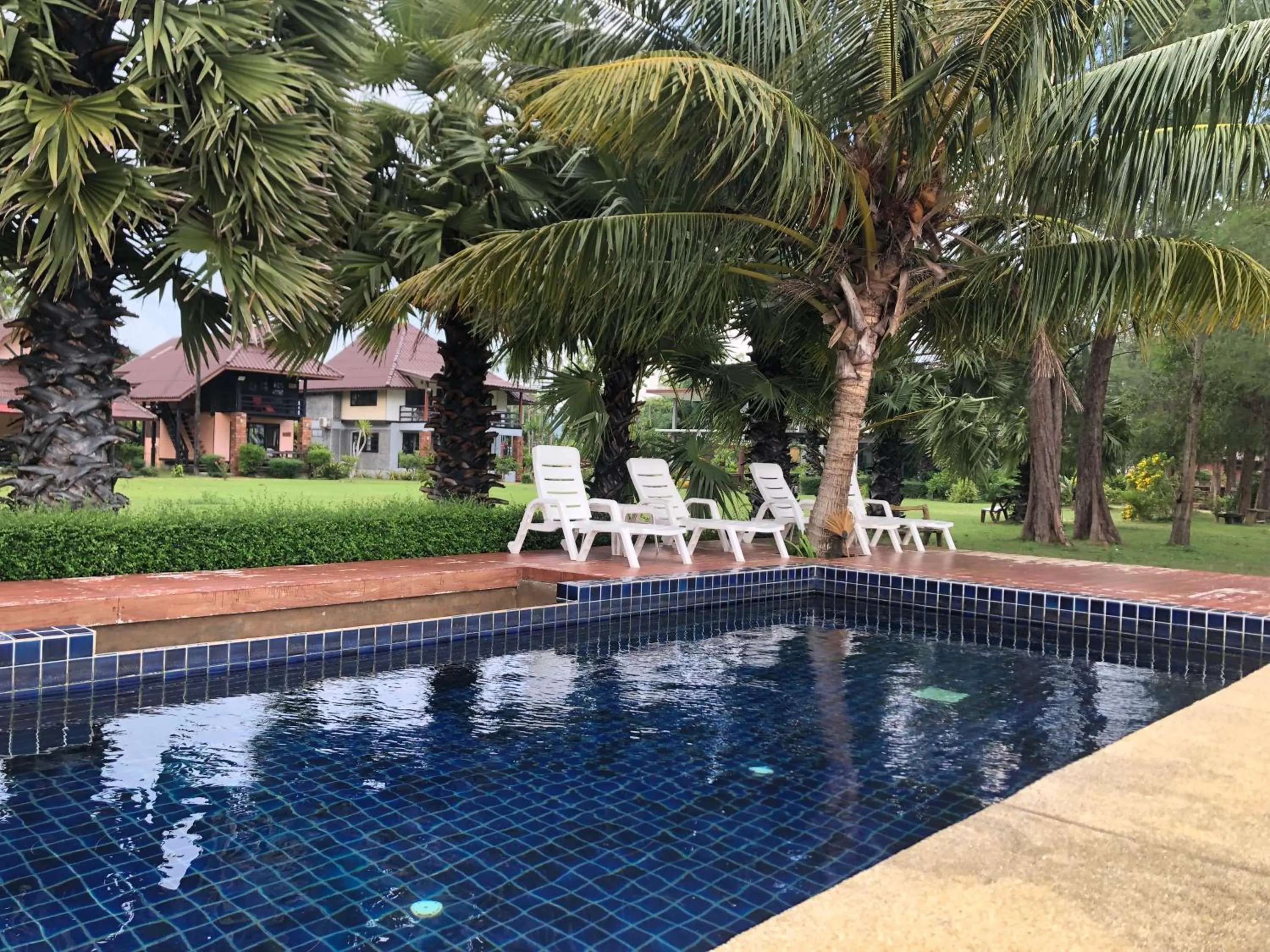 Pool view in The Chevalley Beach Resort