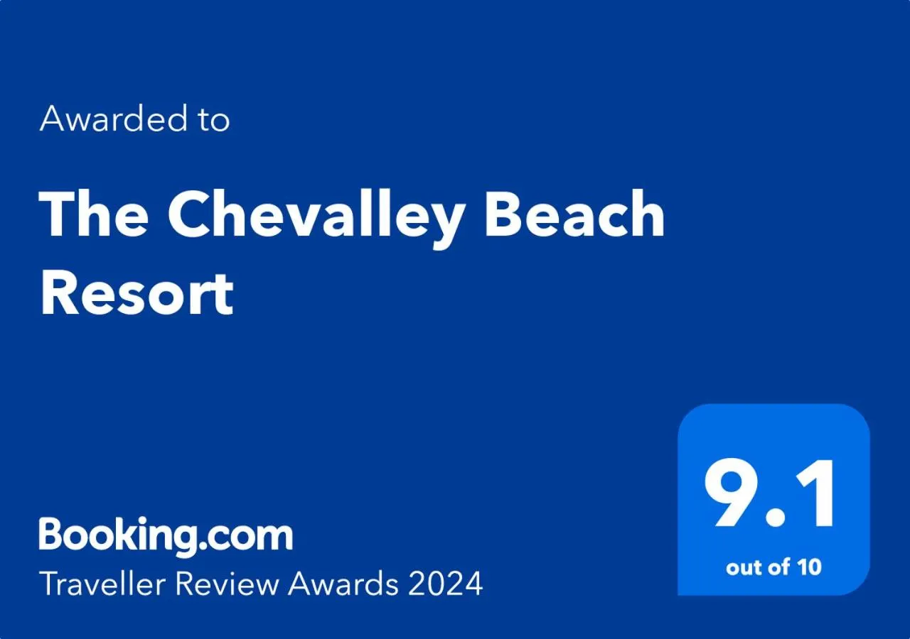 Certificate/Award in The Chevalley Beach Resort