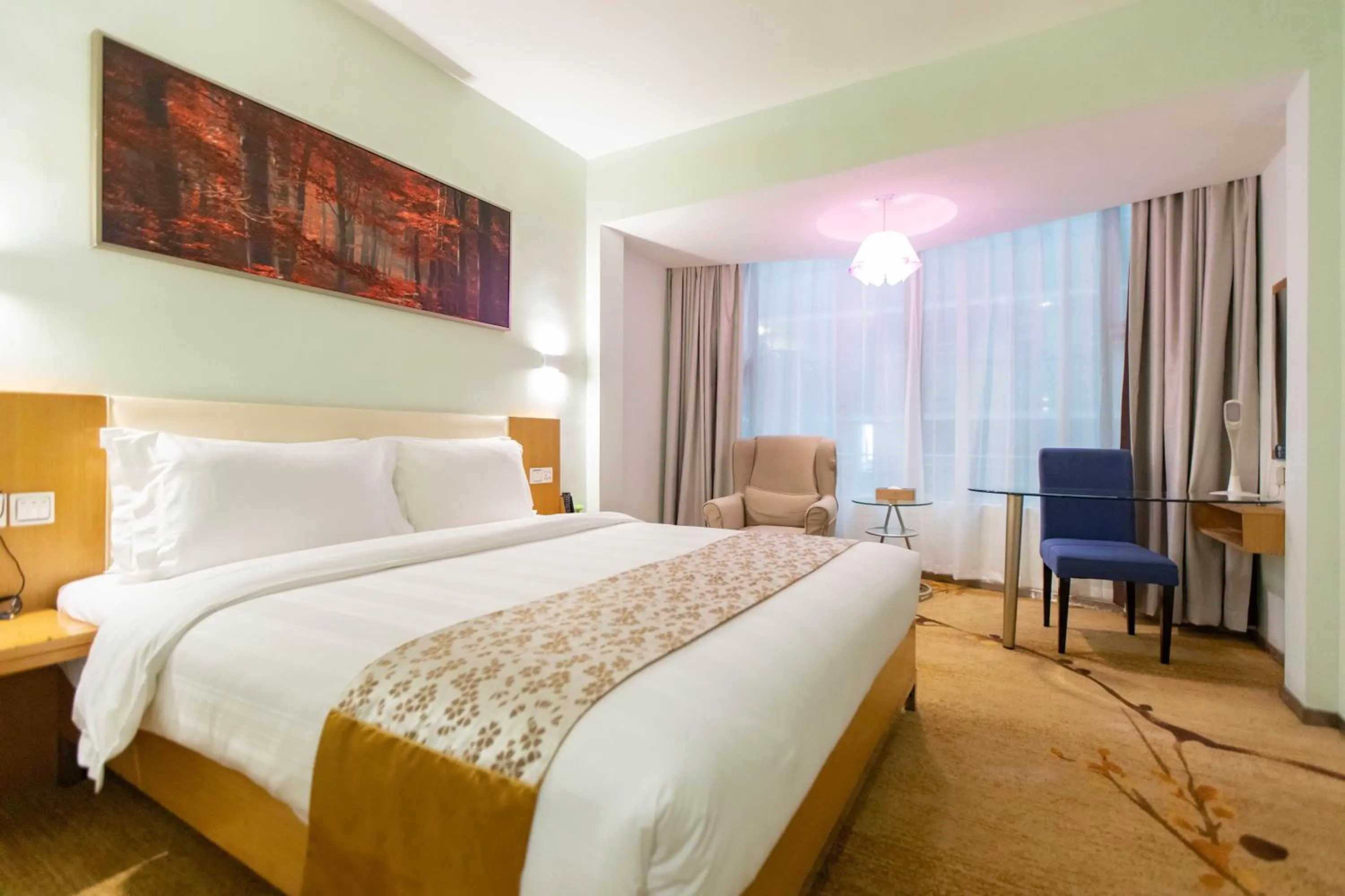 Bed in Shanshui Trends Hotel - Huaqiangbei