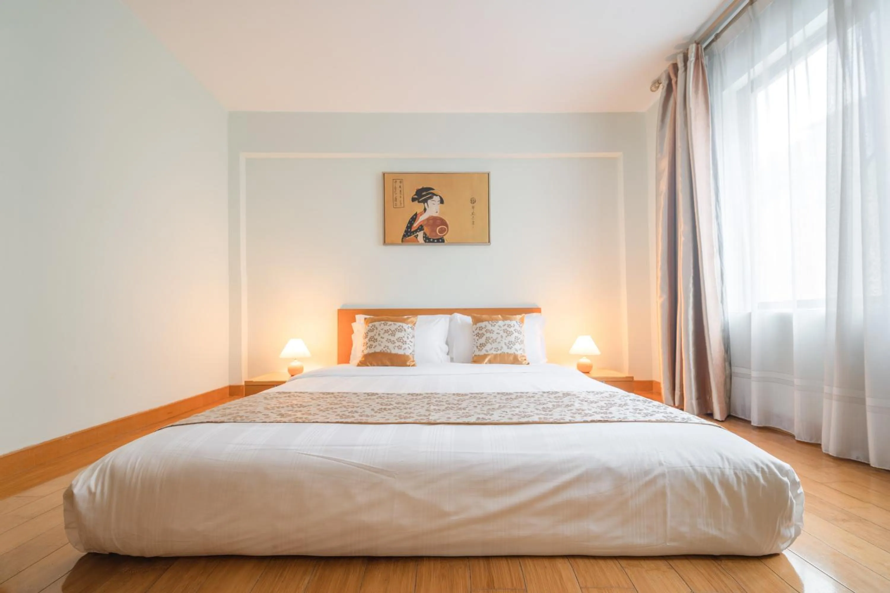 Bed in Shanshui Trends Hotel - Huaqiangbei