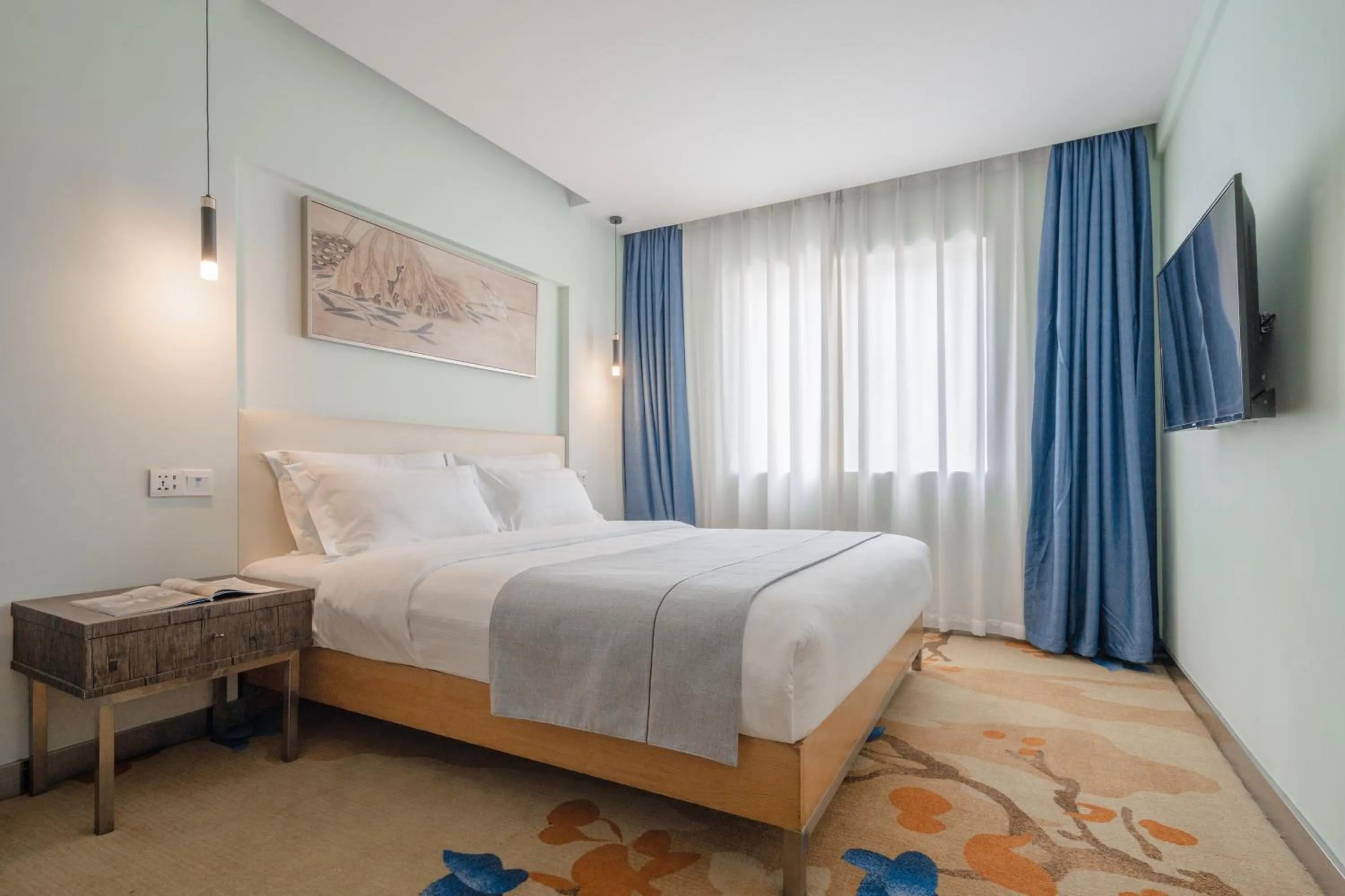 Bed in Shanshui Trends Hotel - Huaqiangbei