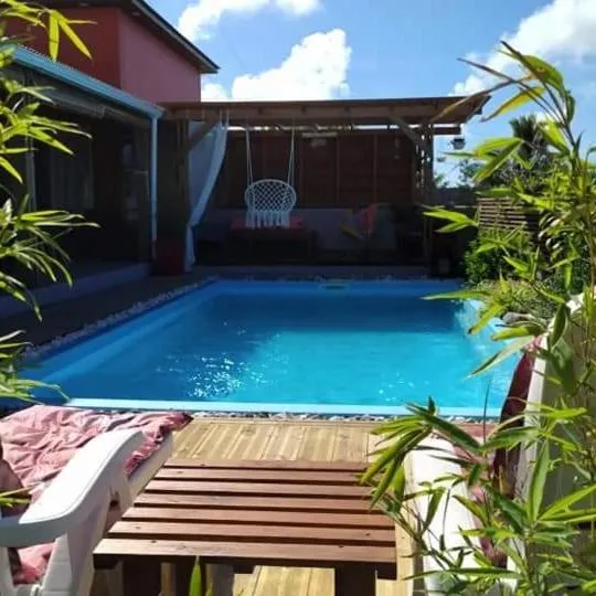 Garden view in La kazanou