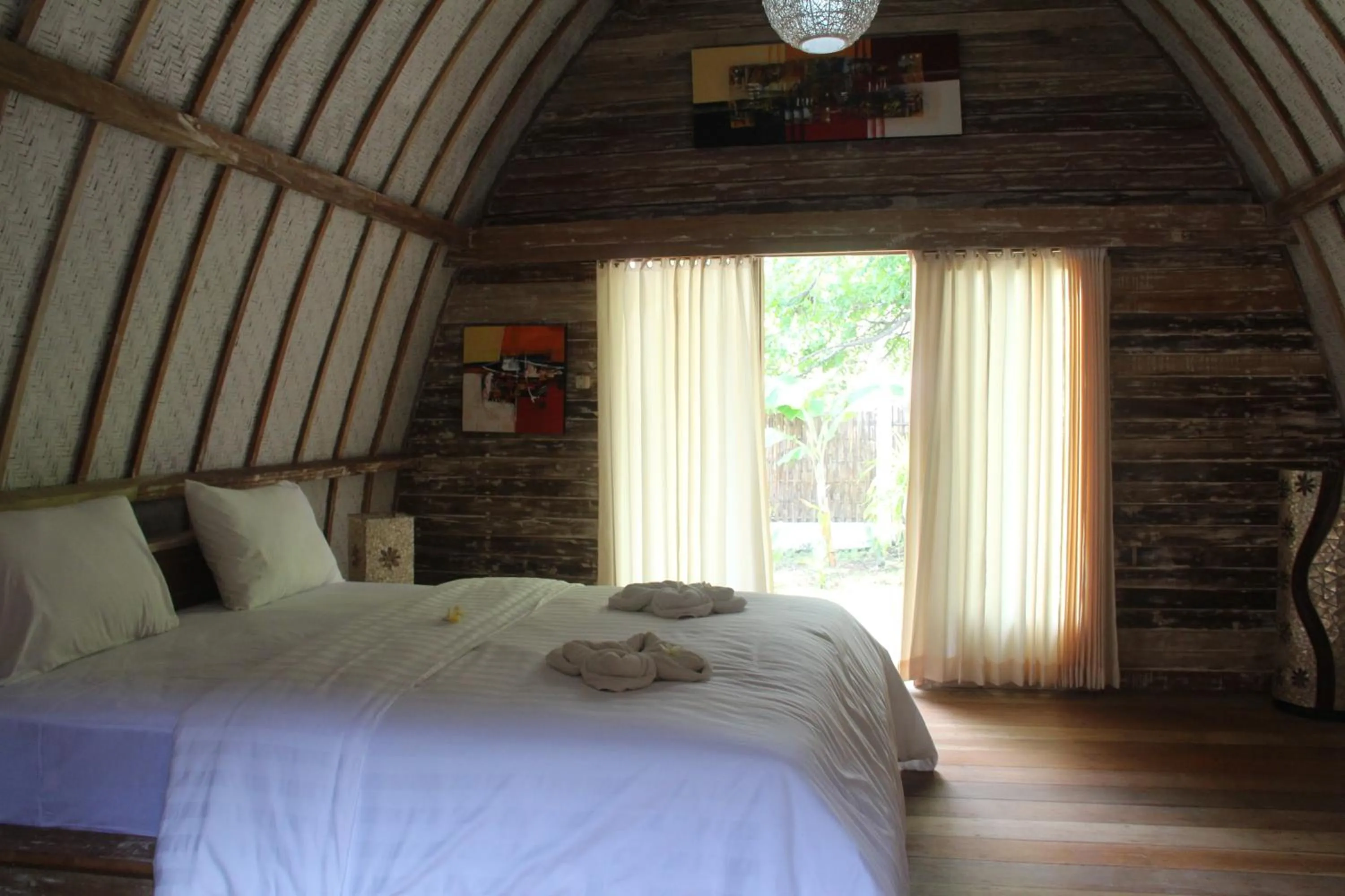 Bed in Star Bar and Bungalows