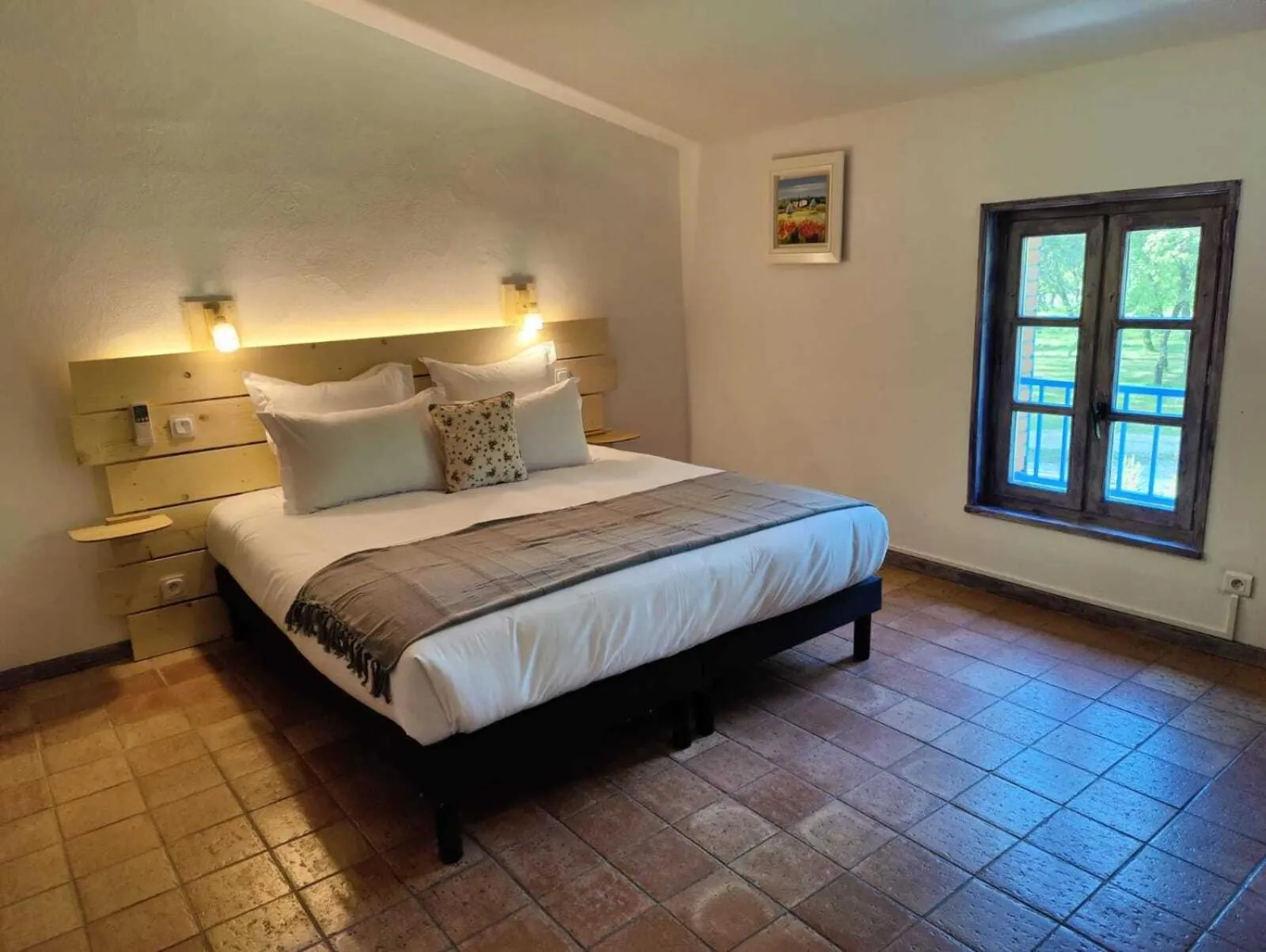 Bedroom, Bed in Le Mas des Laurels