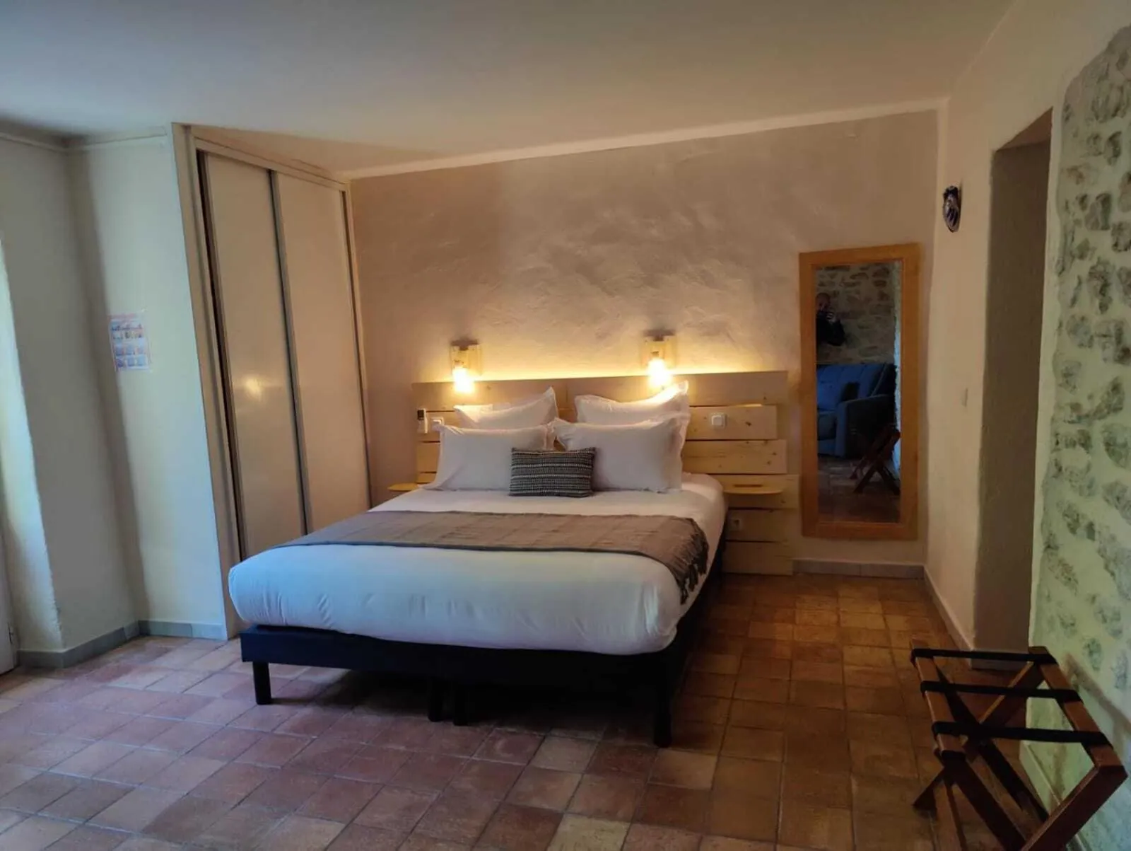 Bedroom, Bed in Le Mas des Laurels