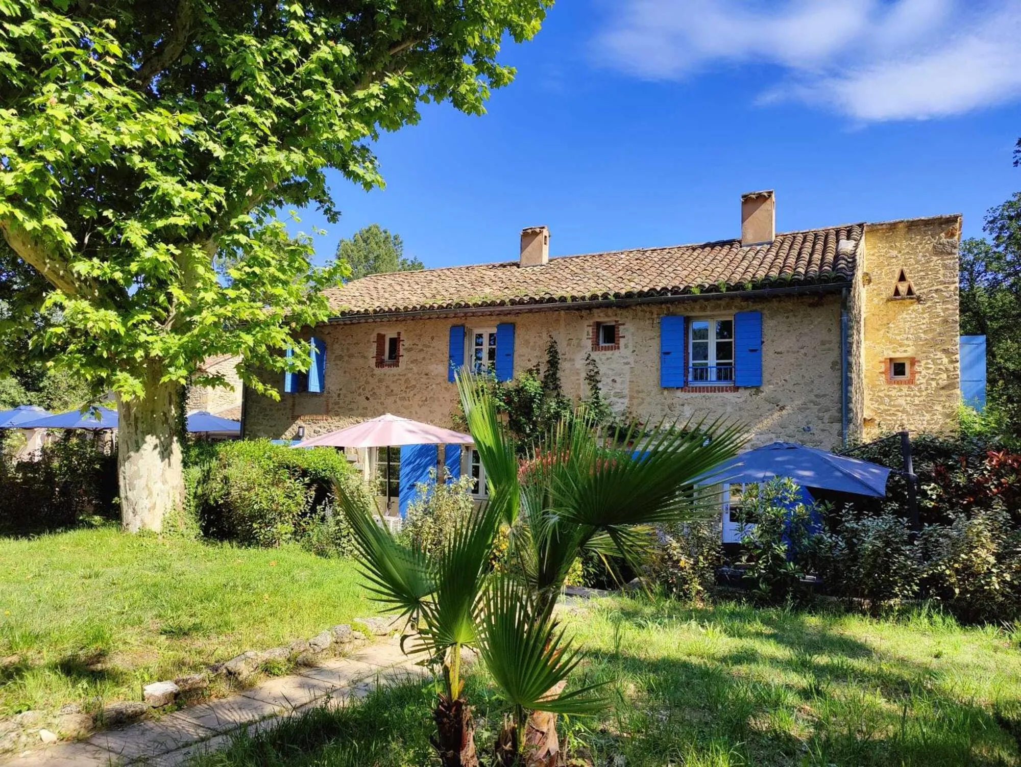 Garden in Le Mas des Laurels