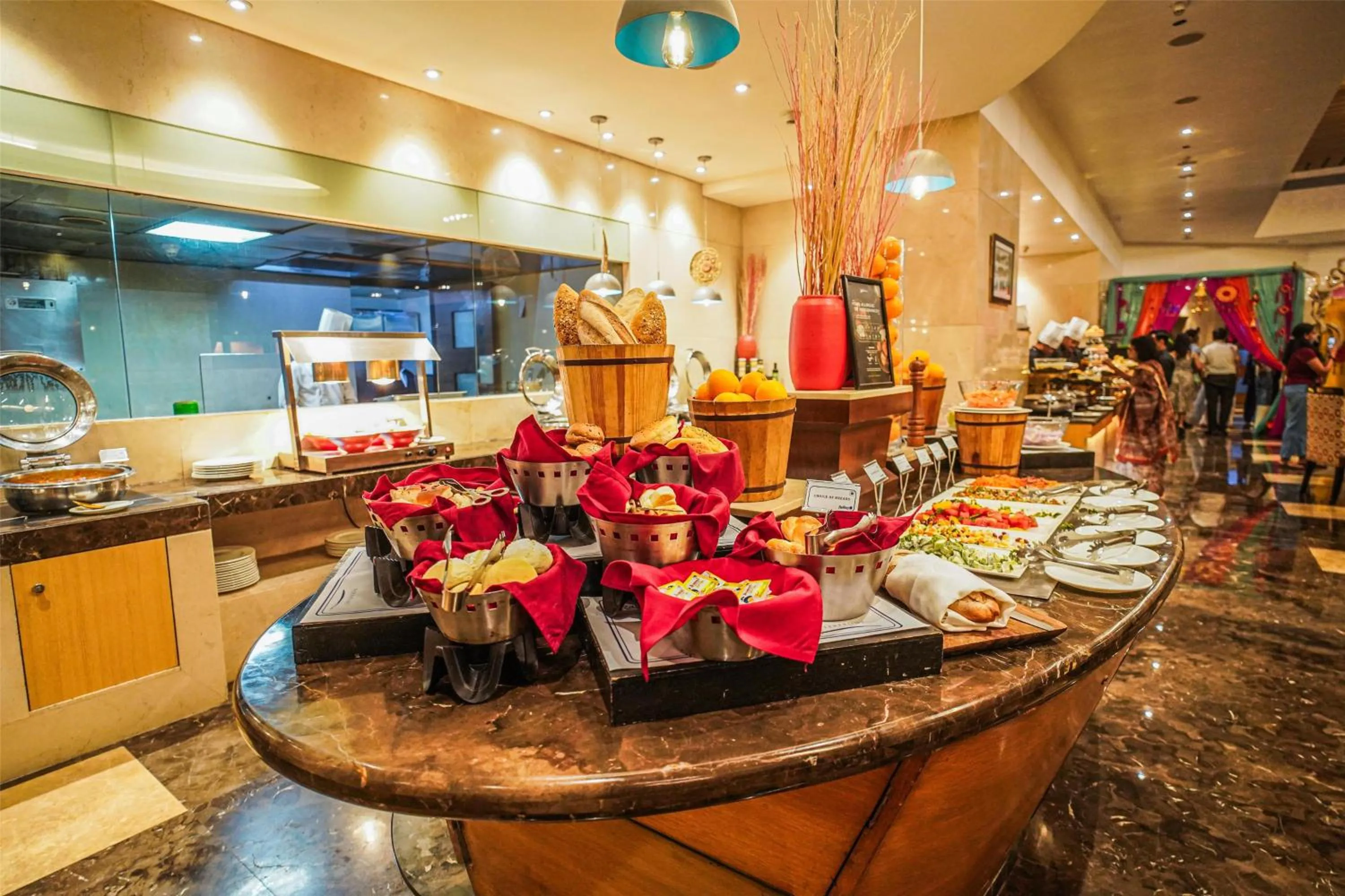 Breakfast in Radisson Blu Hotel Ranchi