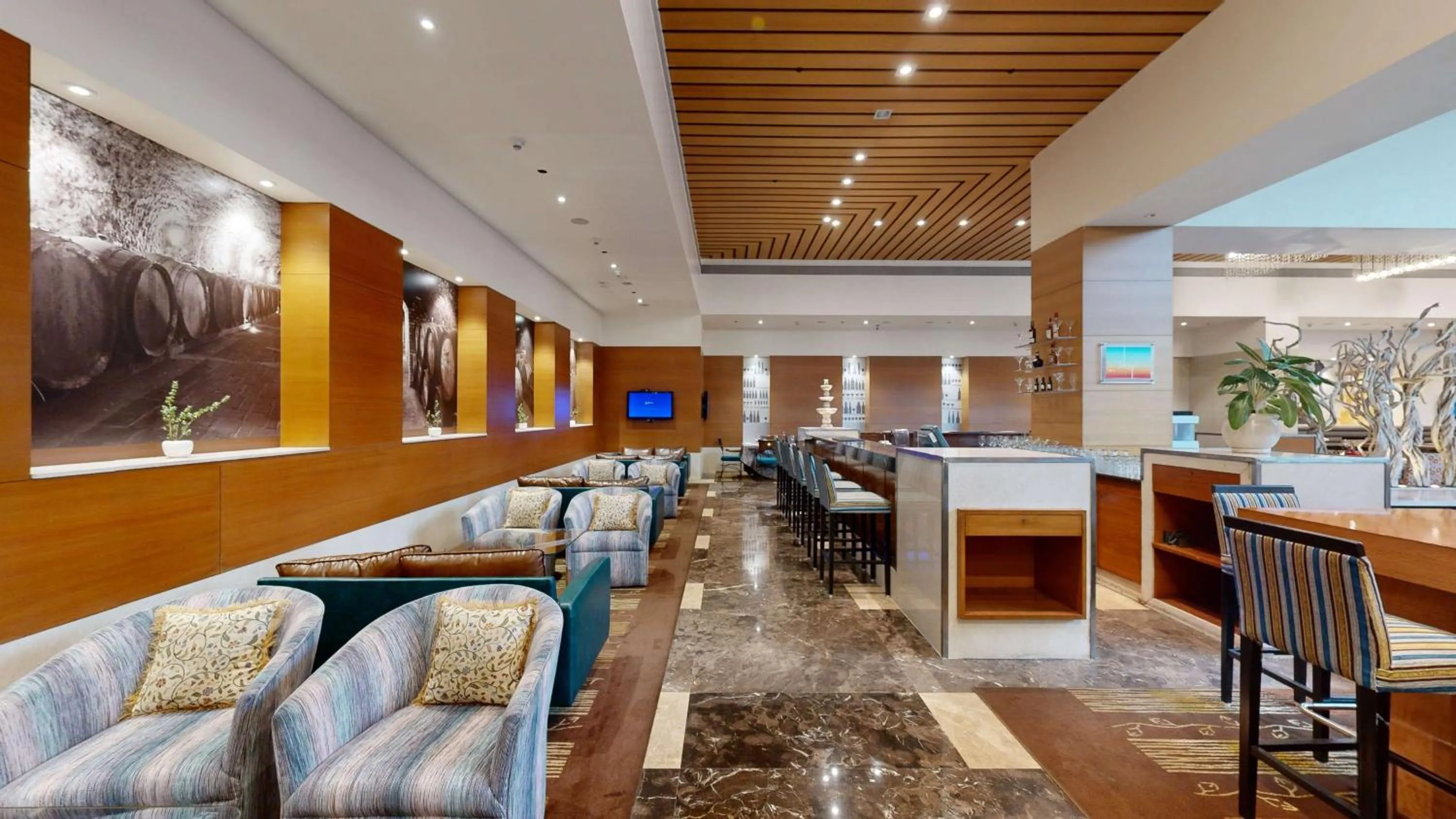 Lounge or bar in Radisson Blu Hotel Ranchi