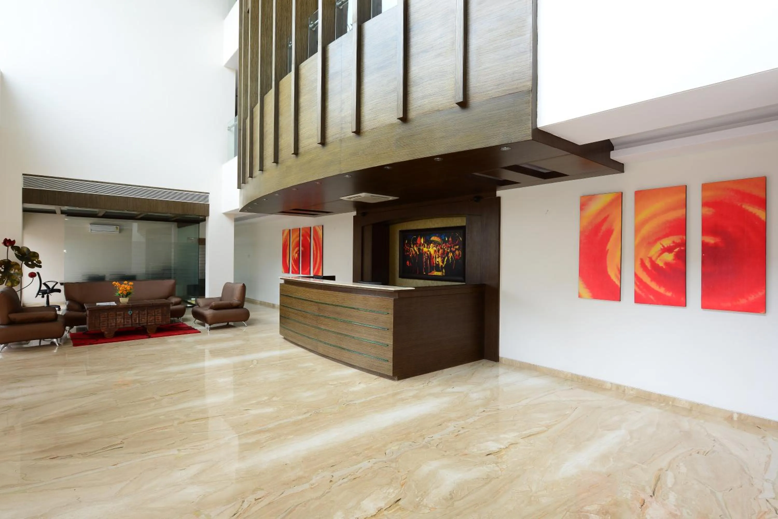 Lobby or reception in JC Castle