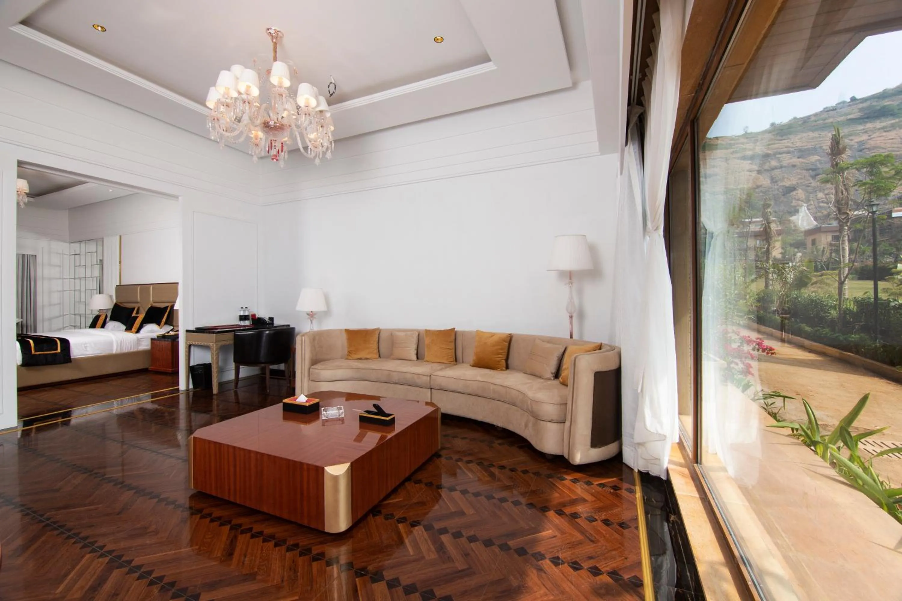 Seating area in Della Resorts