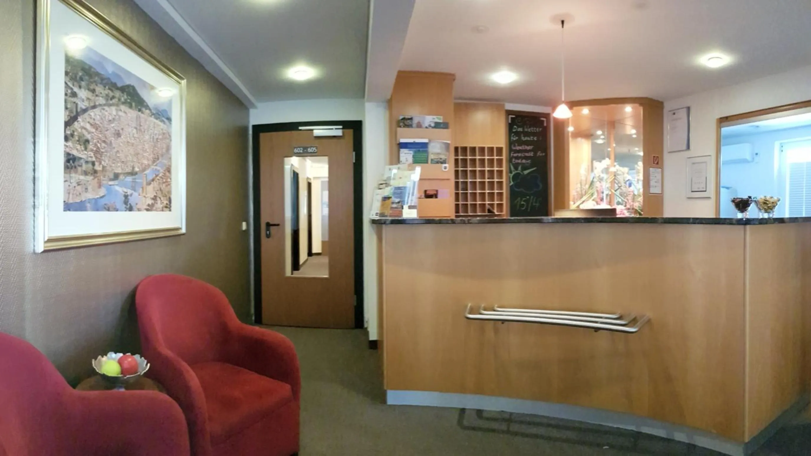 Lobby or reception in Astralis Hotel Domizil