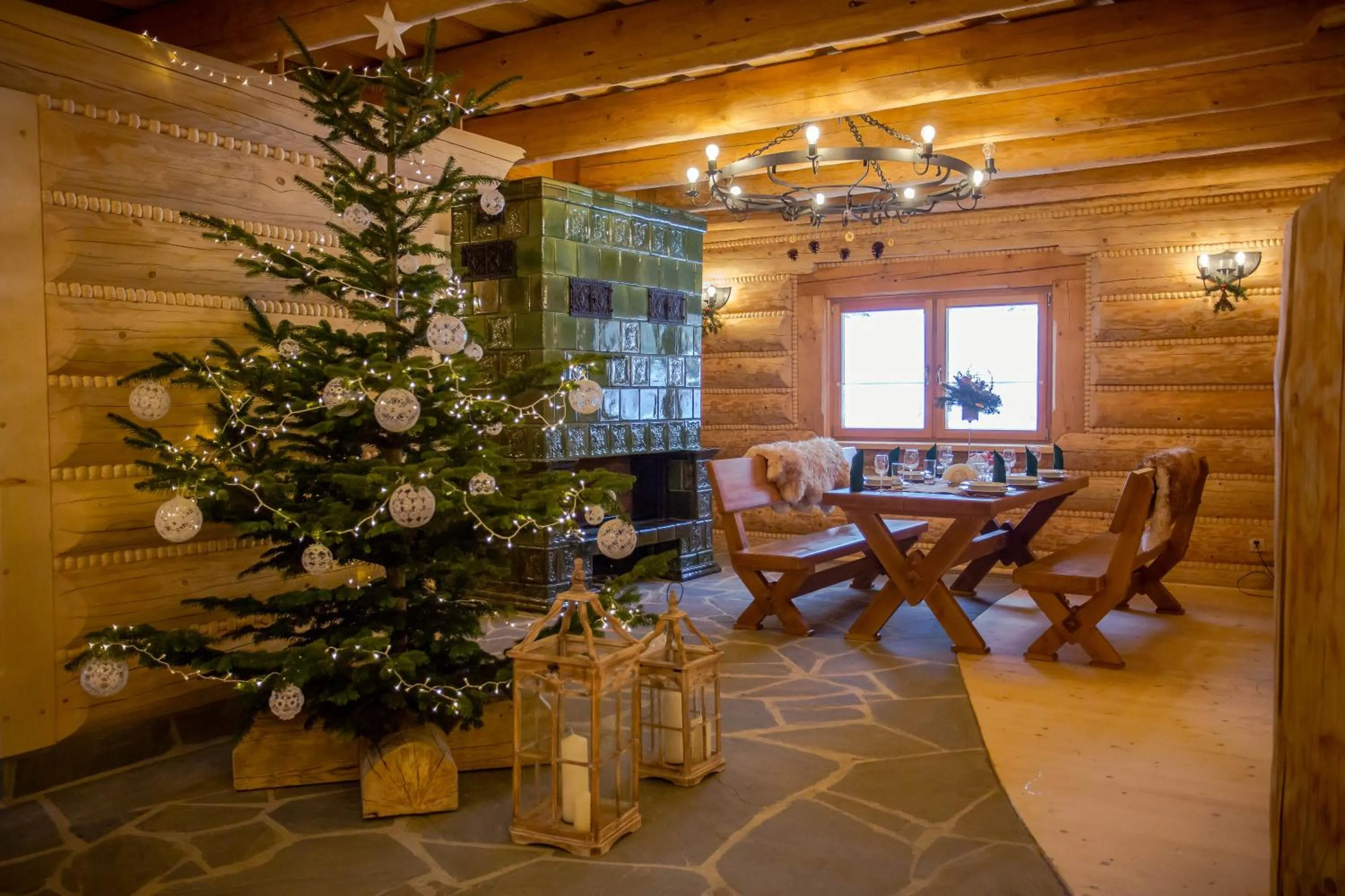 Dining area in Olza Karczma i pokoje
