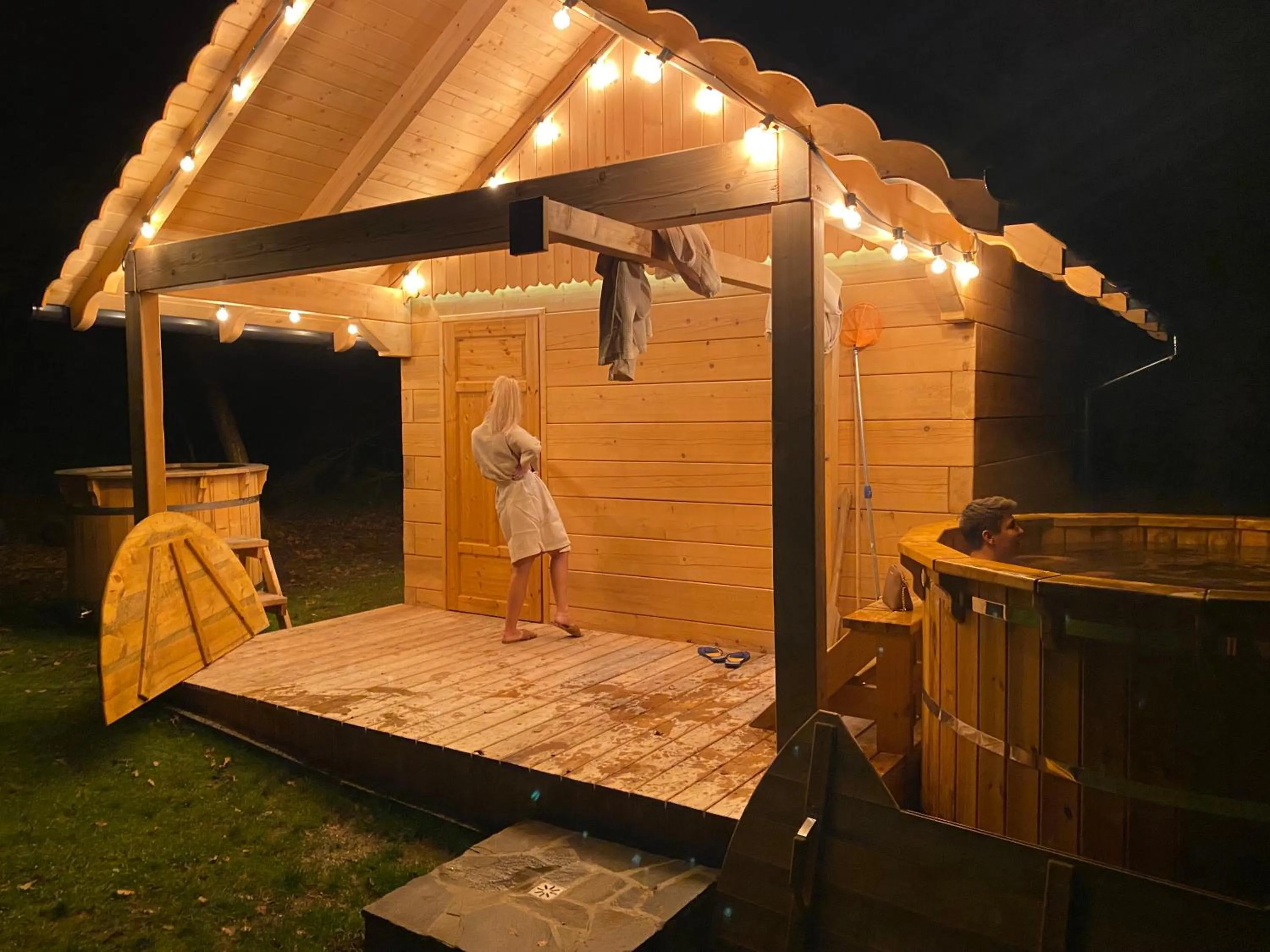 Sauna in Olza Karczma i pokoje