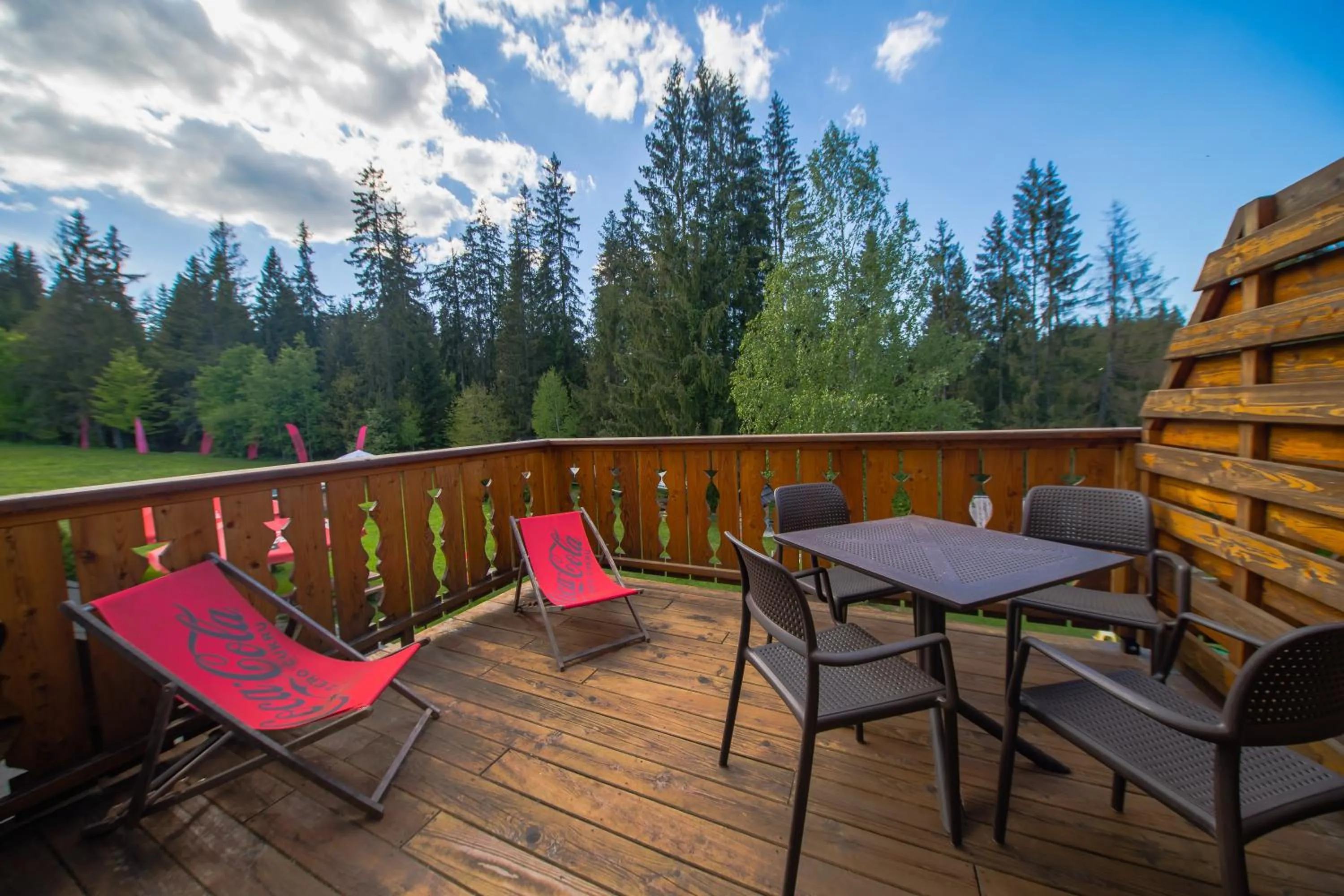 Balcony/Terrace in Olza Karczma i pokoje