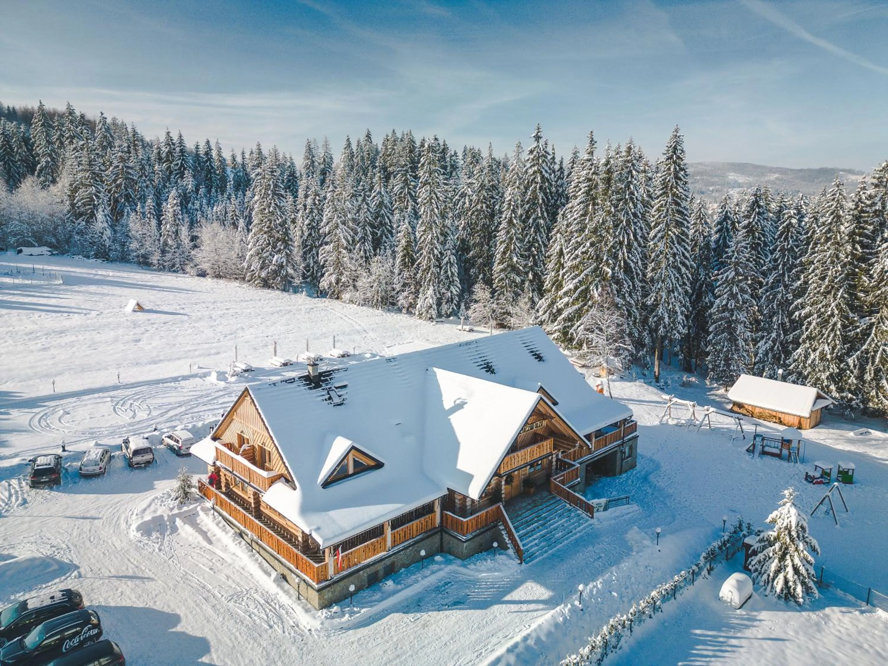 Property building in Olza Karczma i pokoje