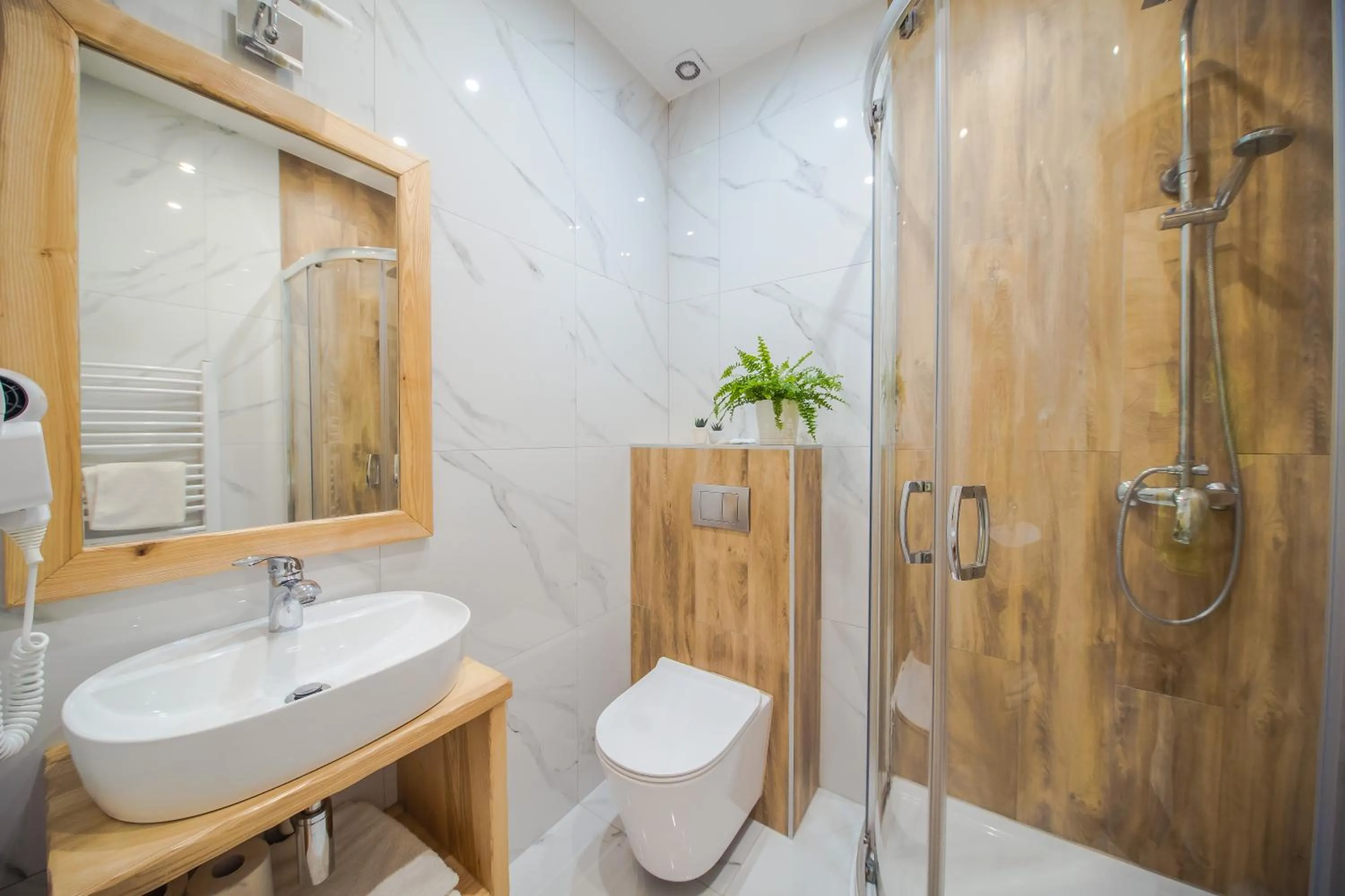 Shower in Olza Karczma i pokoje