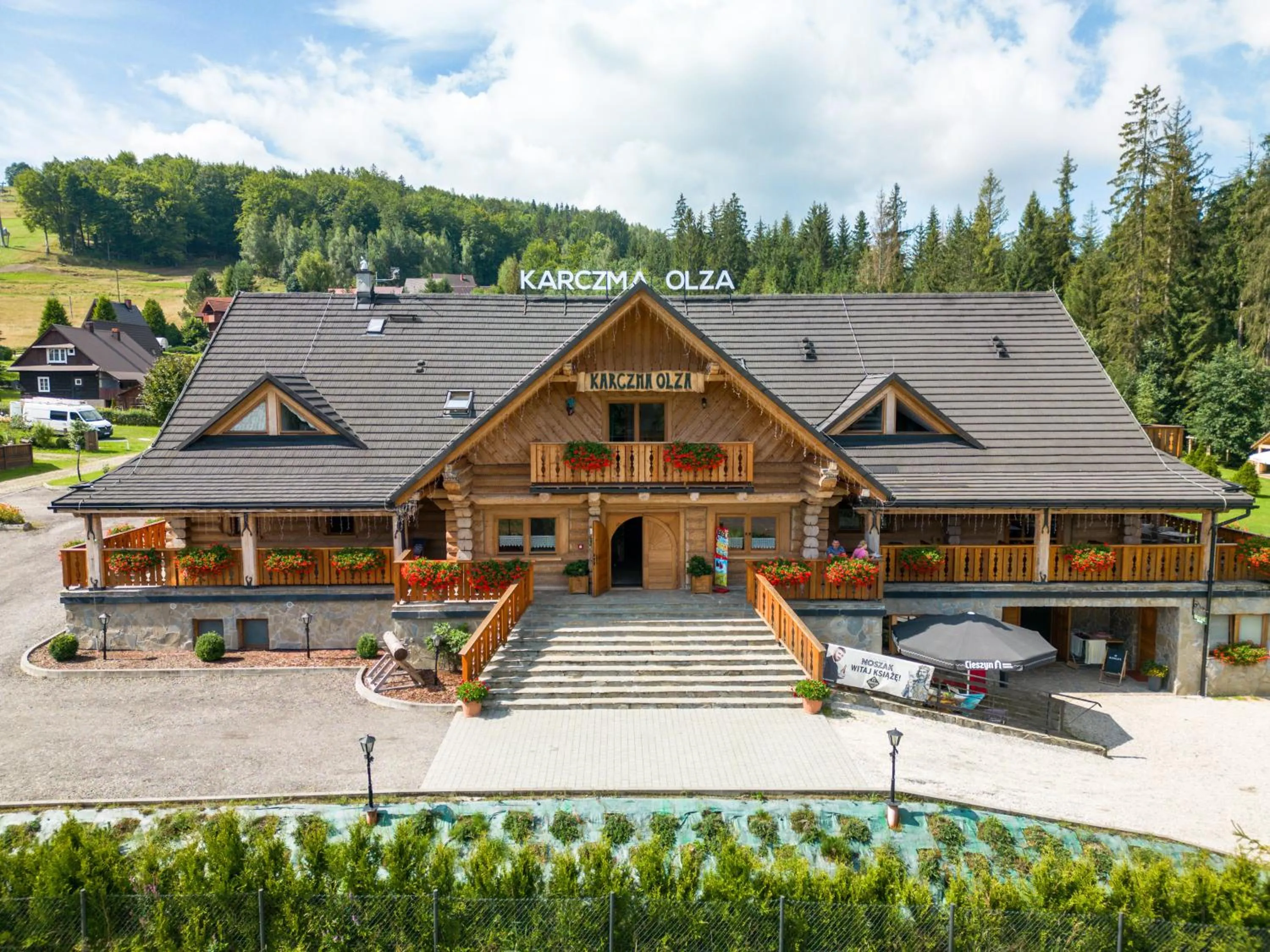 Property building in Olza Karczma i pokoje