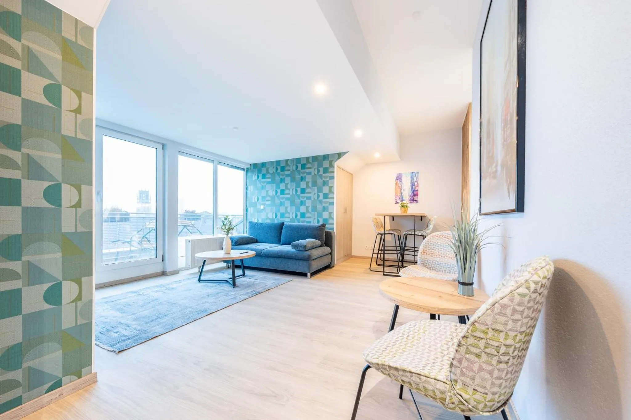 Living room in HOTEL Am Spichernplatz