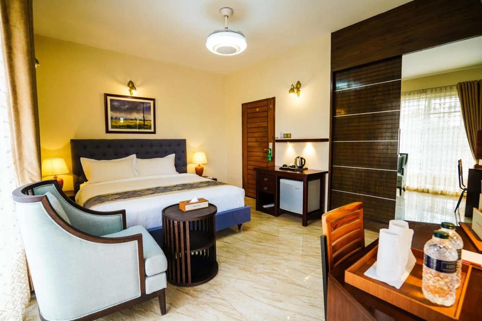 Bed in Shinepukur Suites