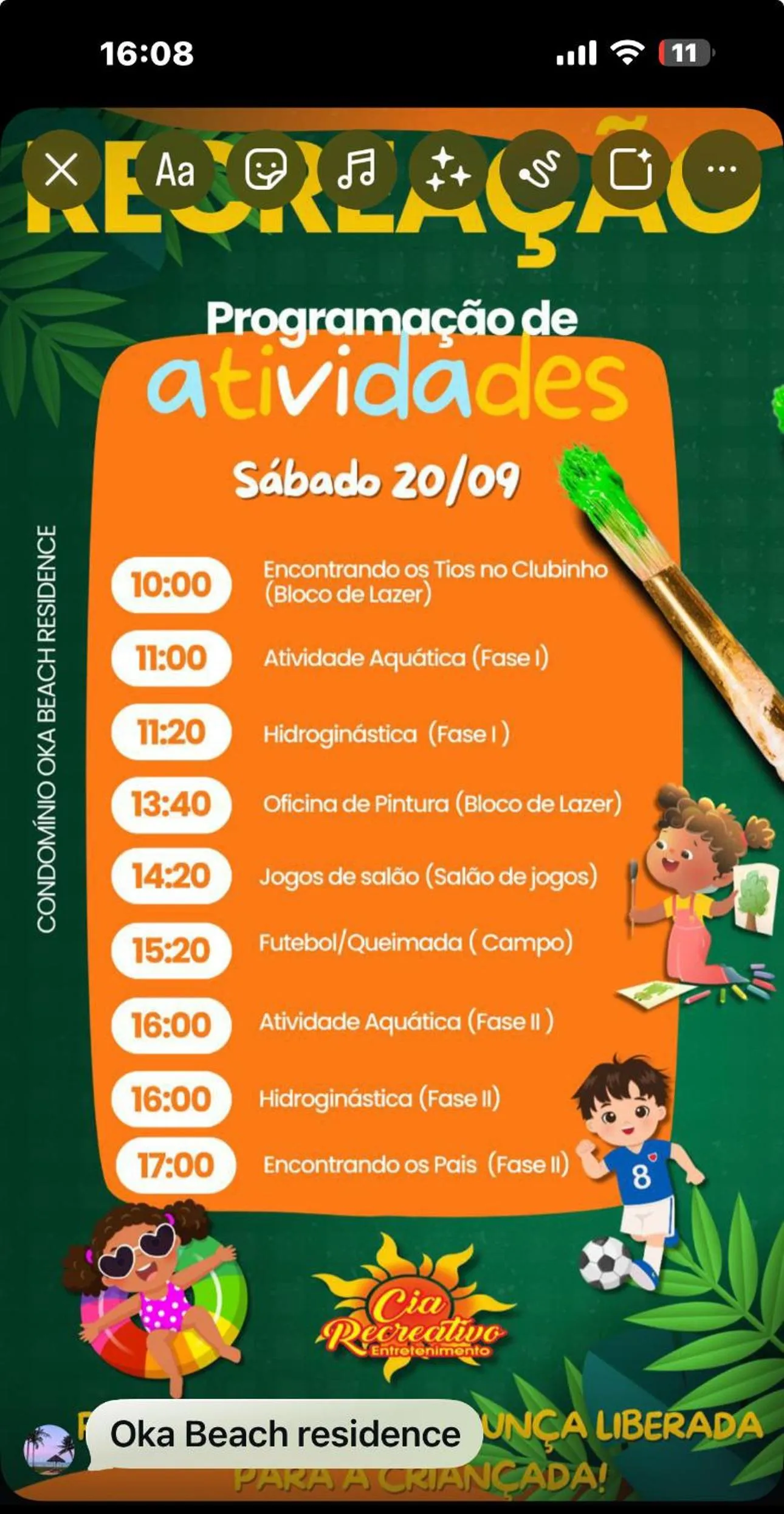 Flat Oka beach residence luxo